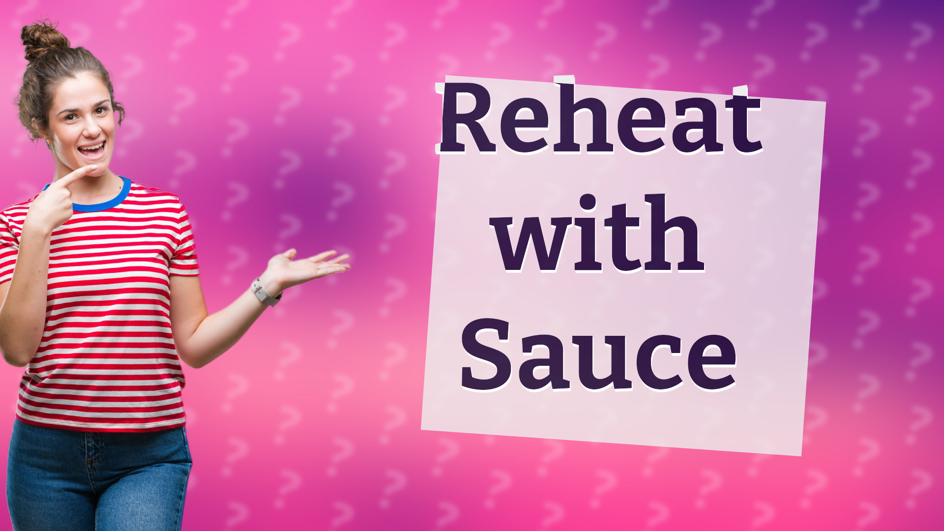 Reheat with Sauce