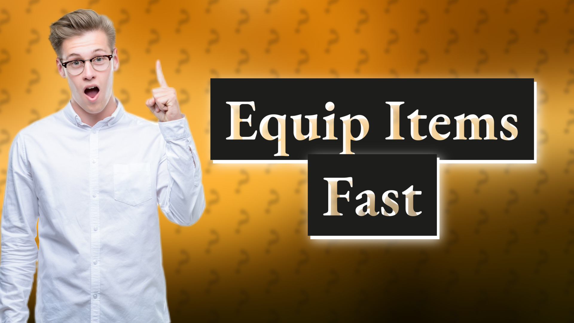 Equip Items Fast