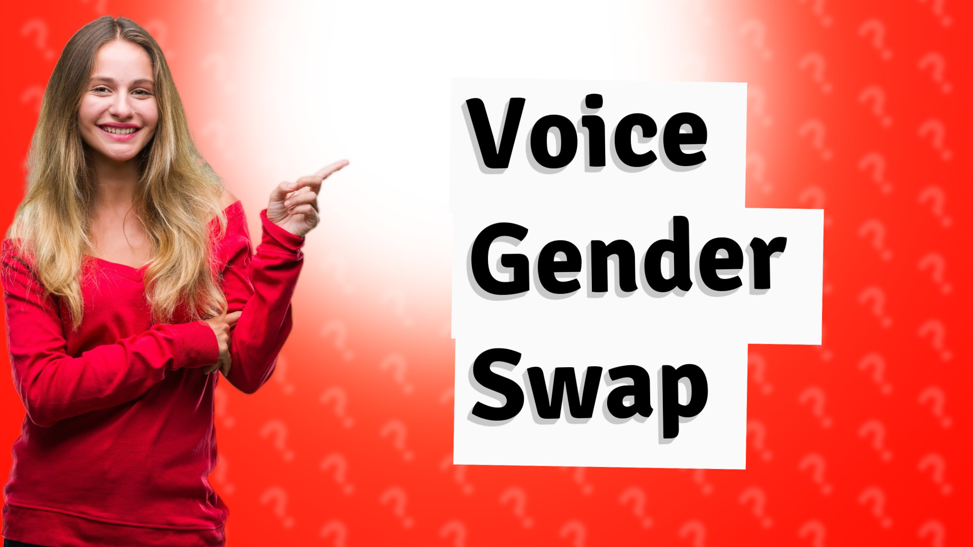 Voice Gender Swap