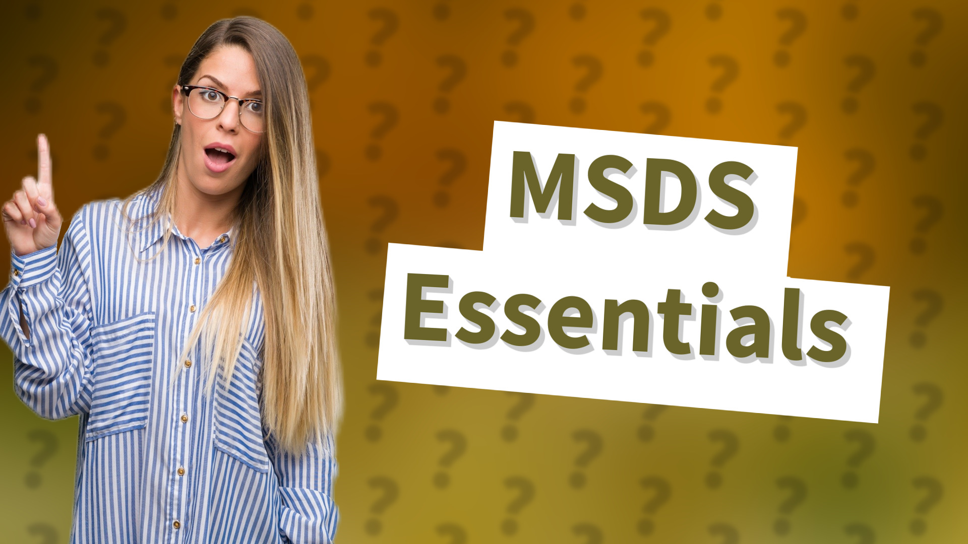 MSDS Essentials