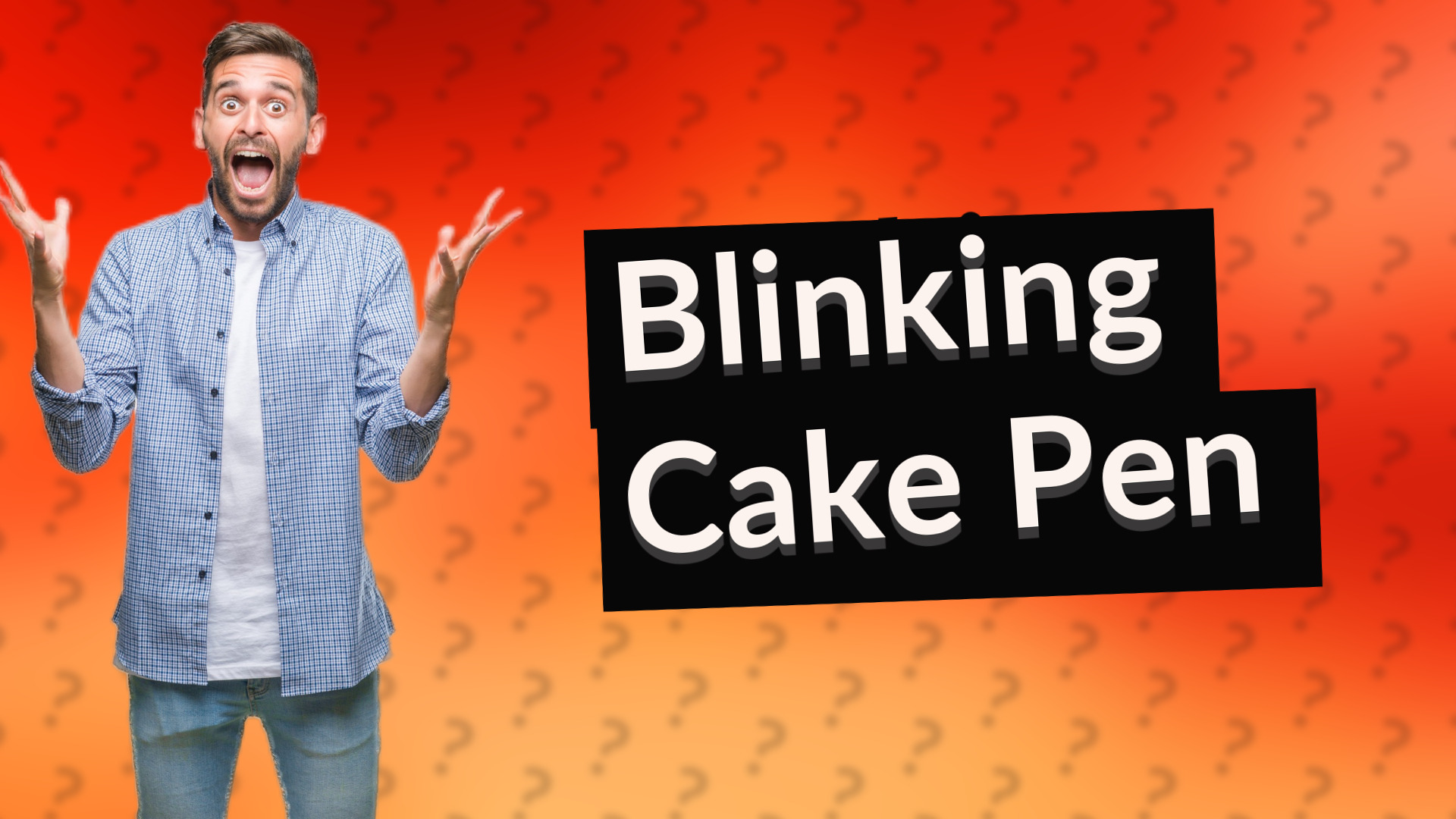 Blinking Cake Pen