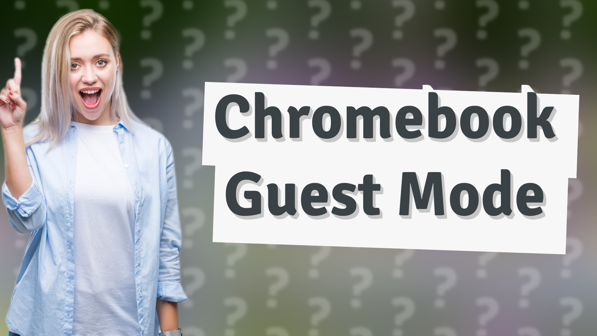 Chromebook Guest Mode