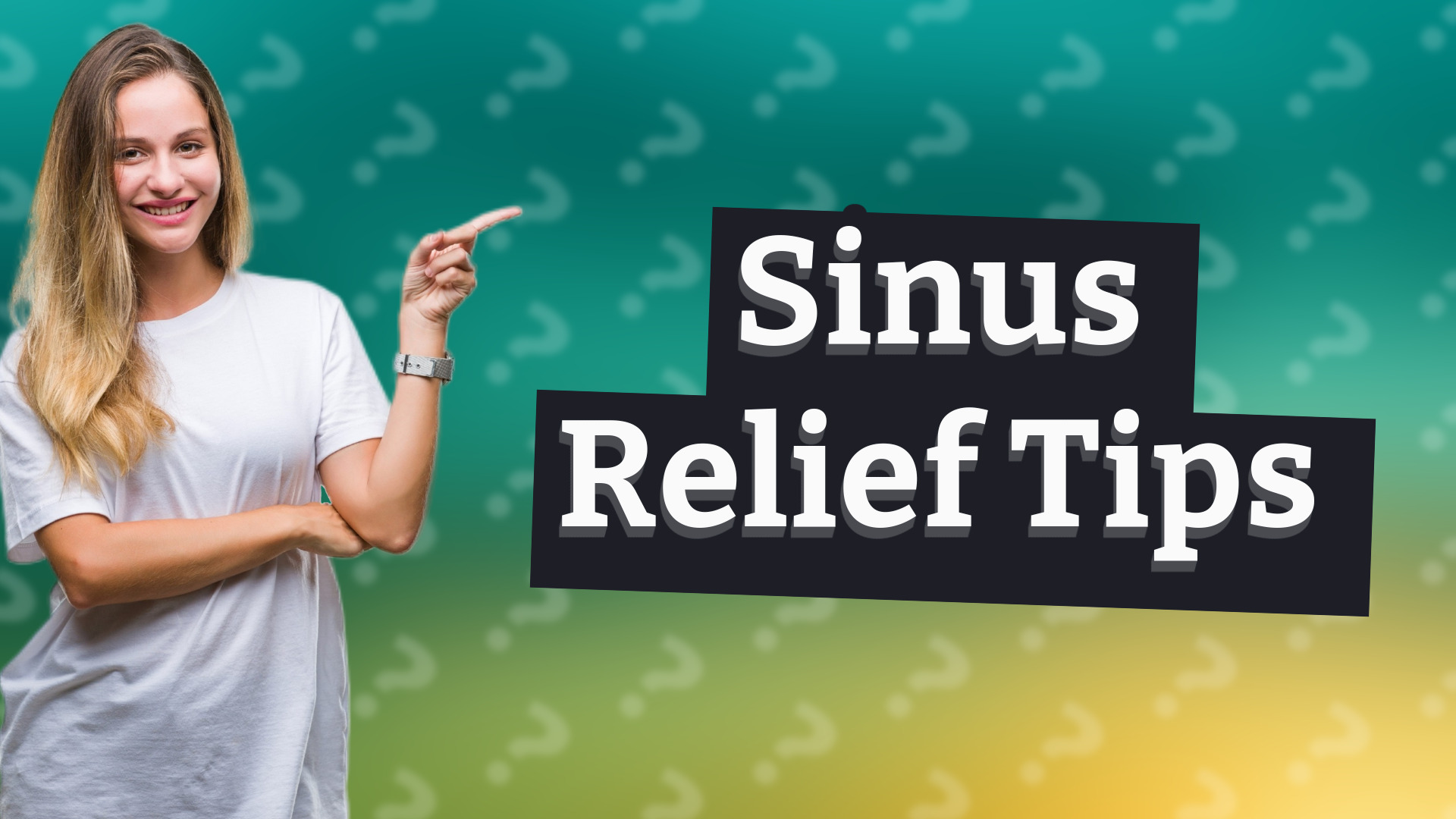 Sinus Relief Tips