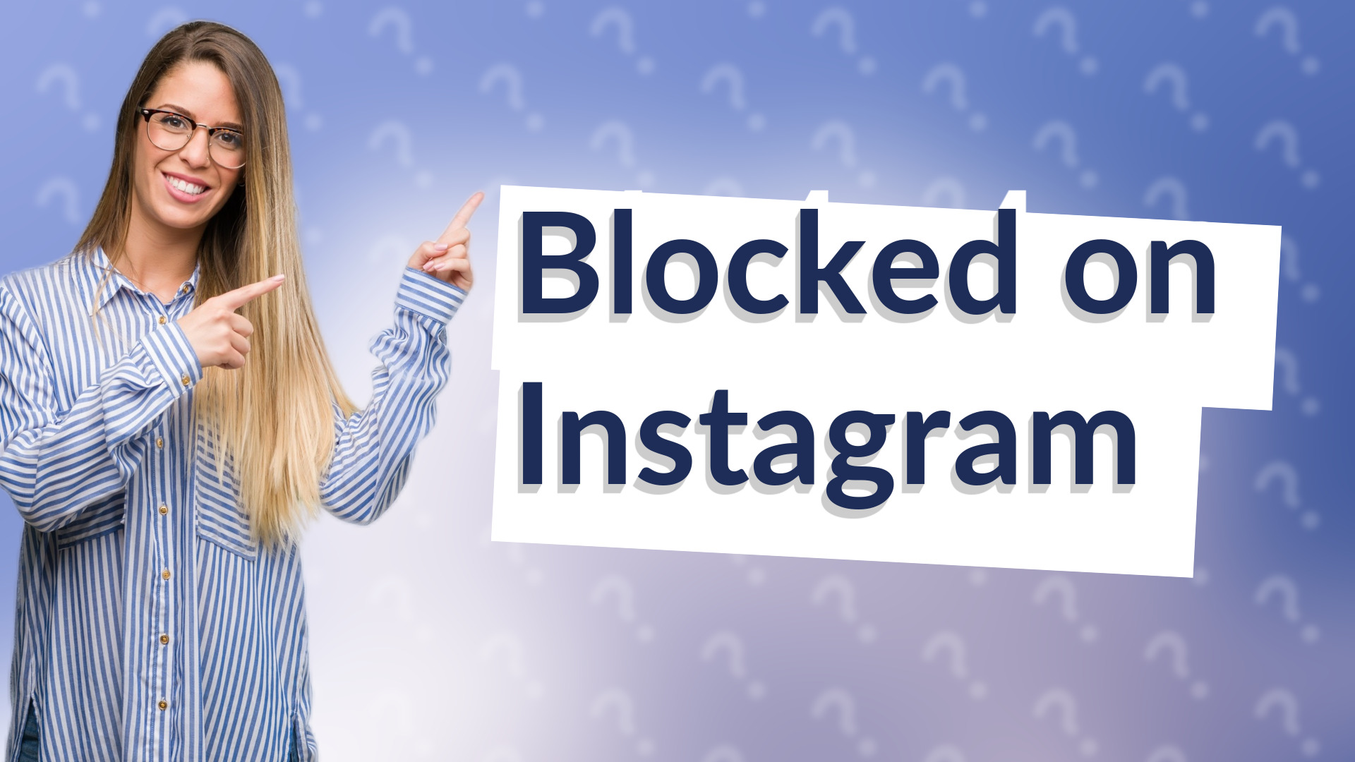 Blocked on Instagram
