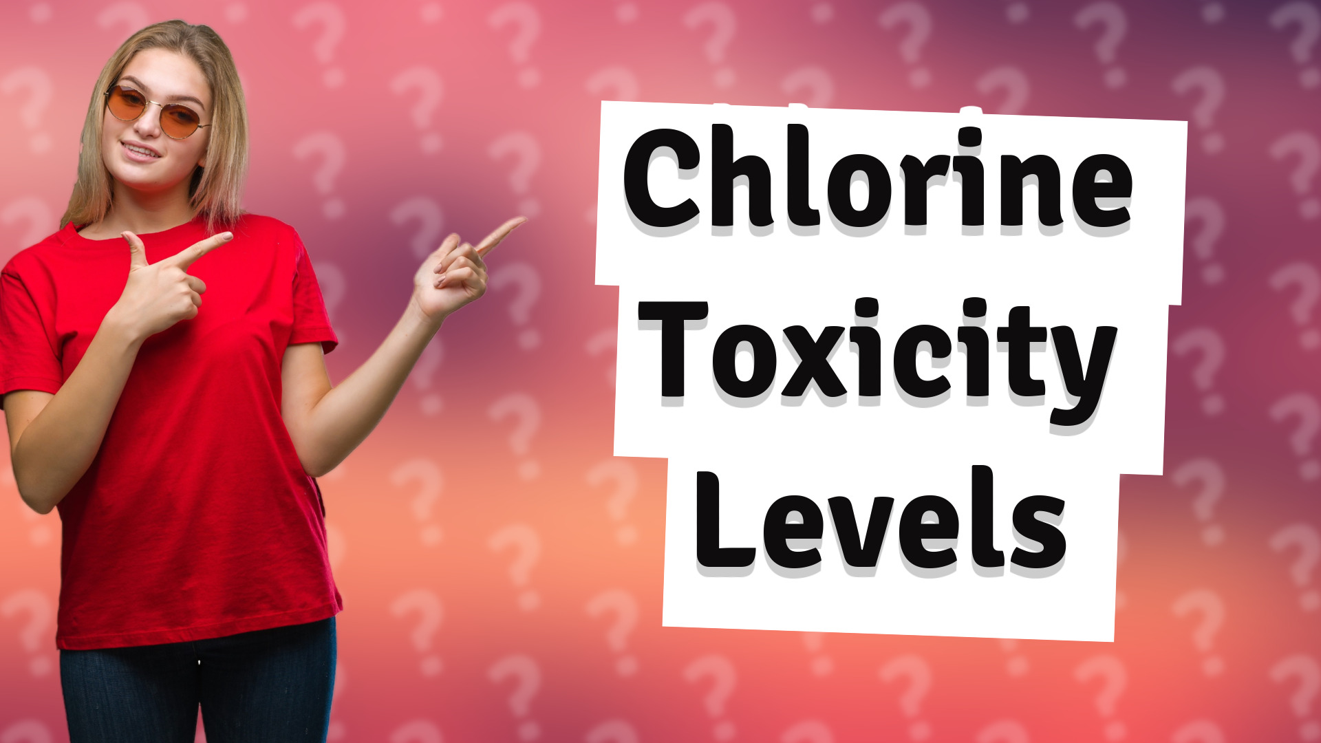 Chlorine Toxicity Levels