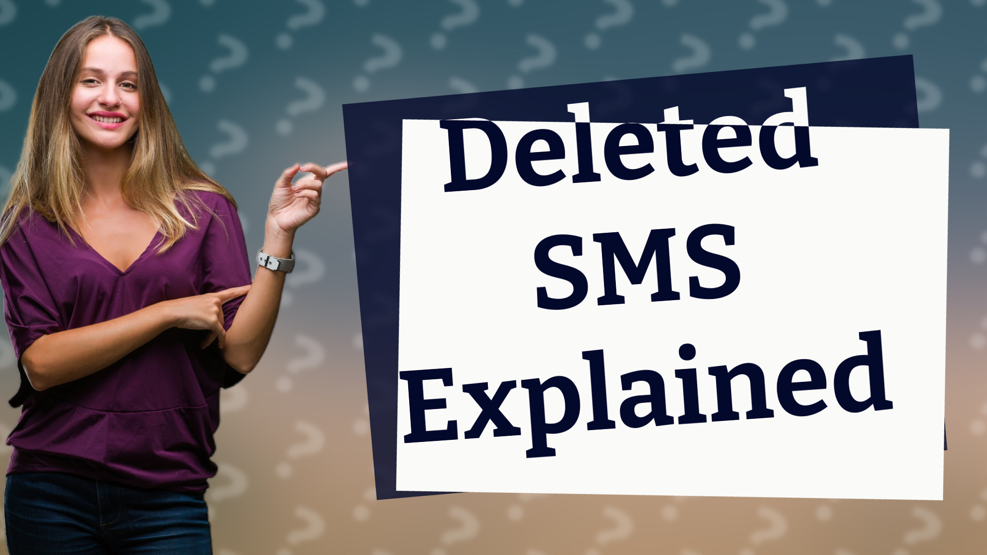 Deleted SMS Explained