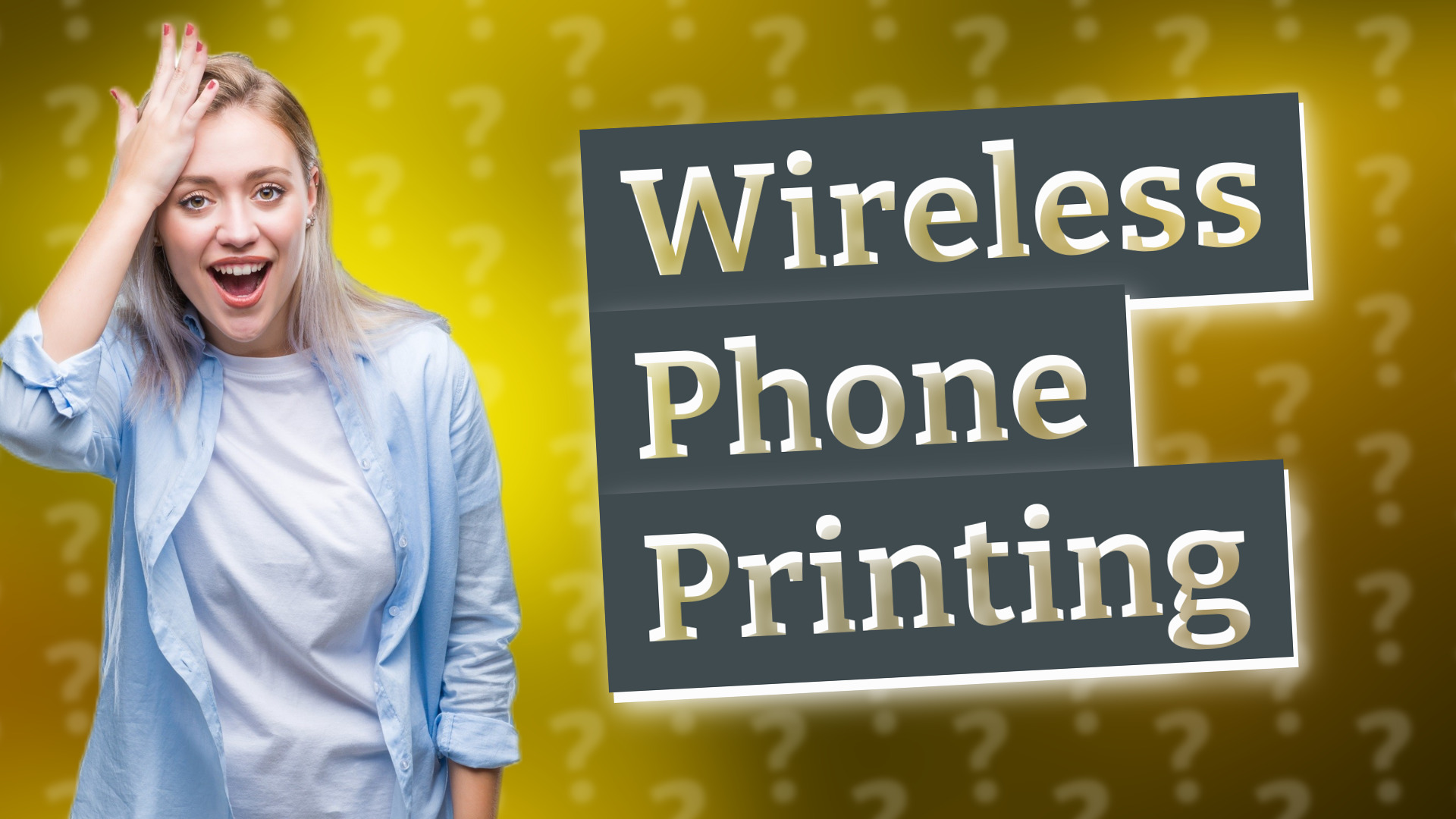 Wireless Phone Printing