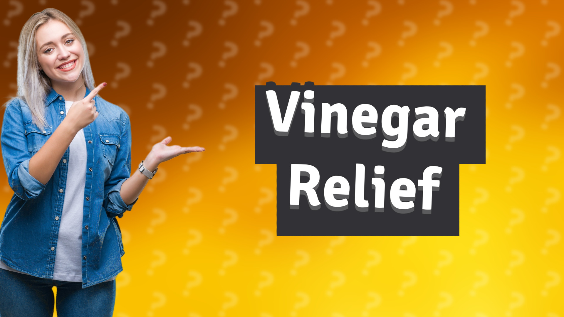 Vinegar Relief