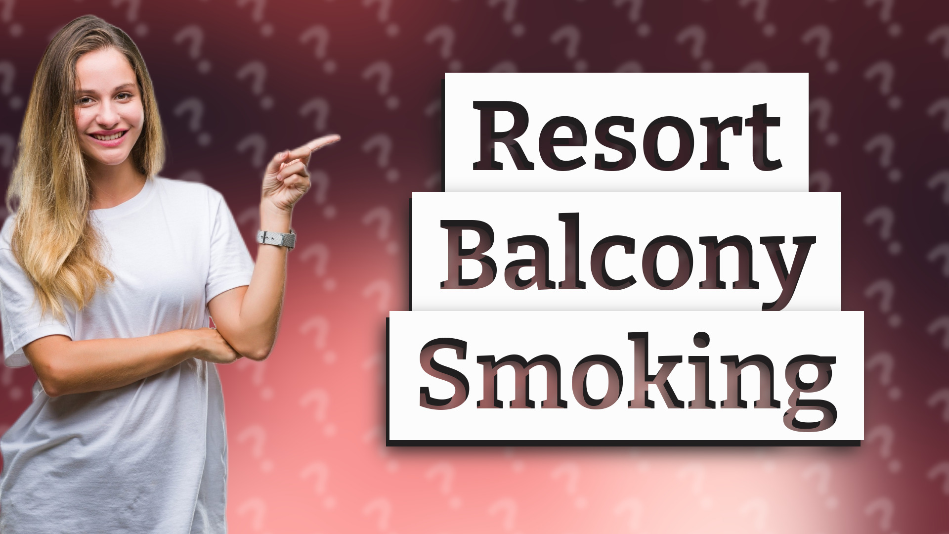Resort Balcony Smoking