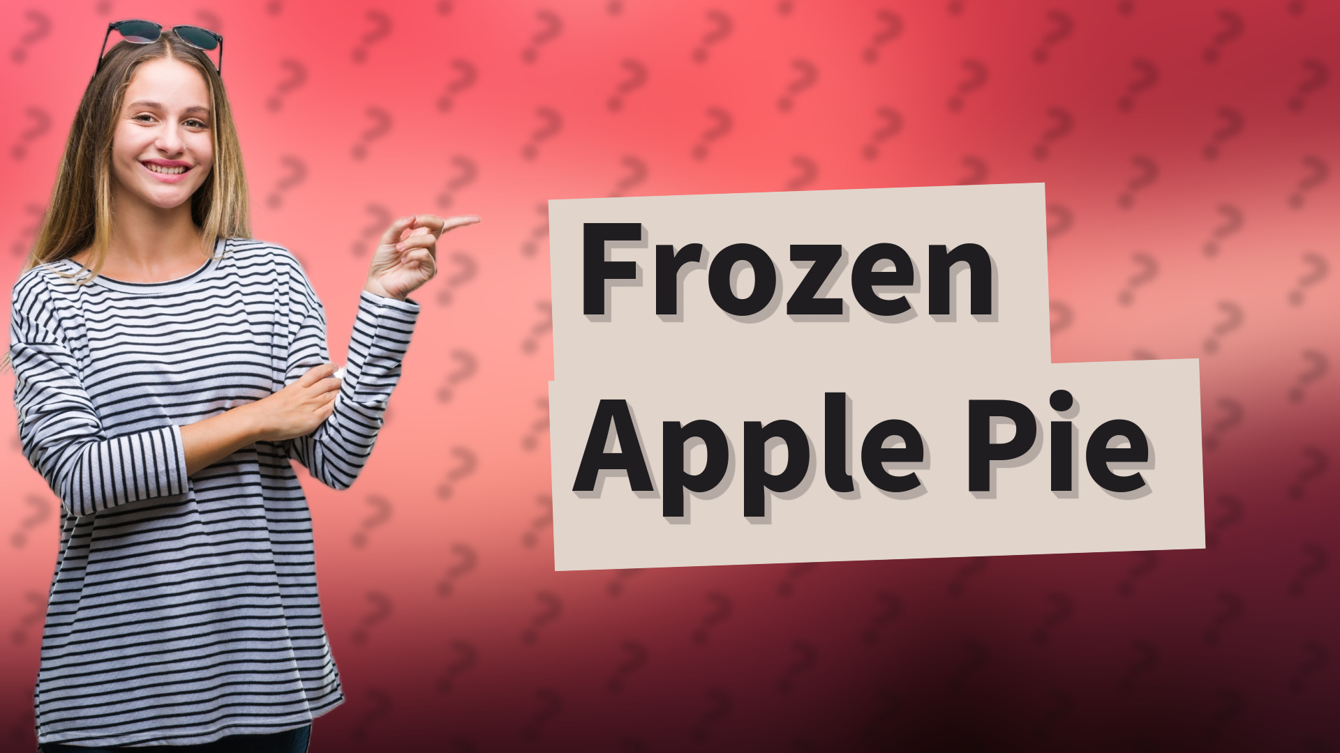 Frozen Apple Pie