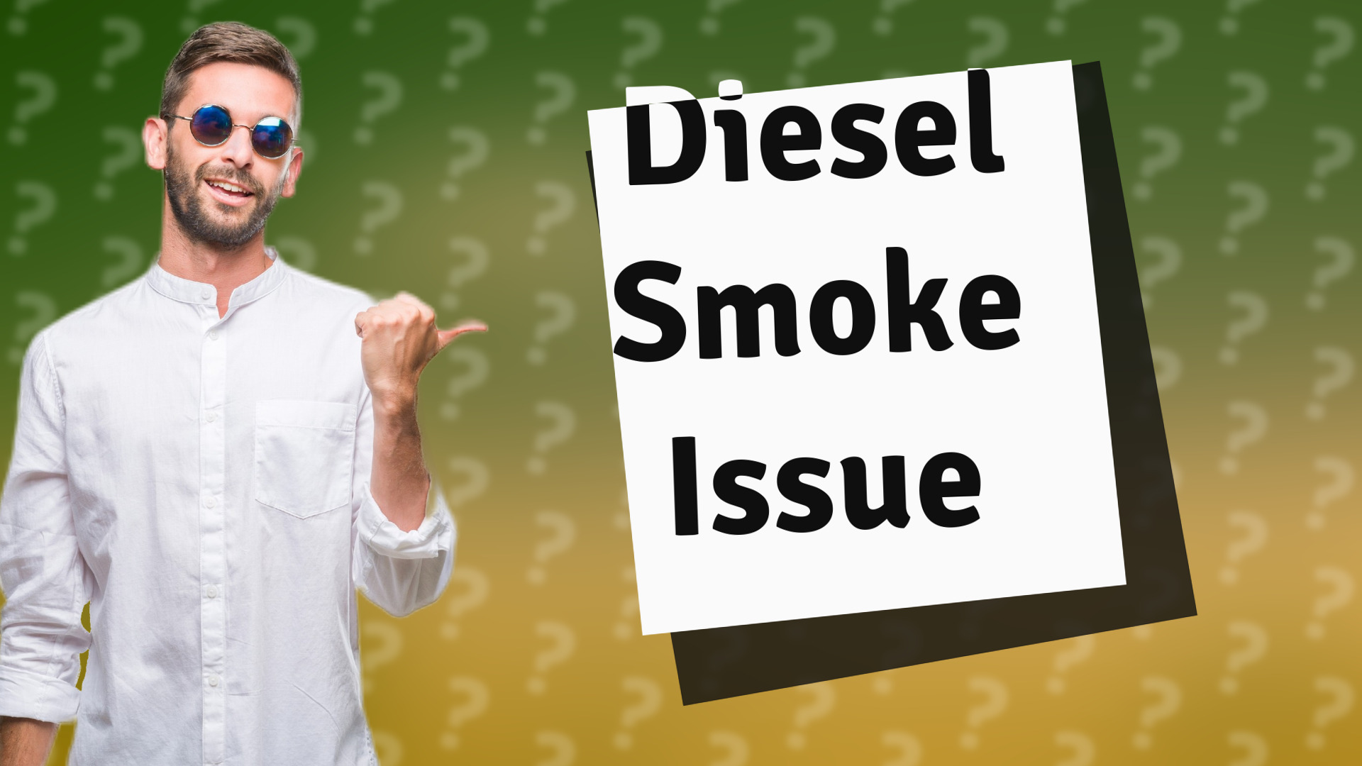 Diesel Smoke Issue
