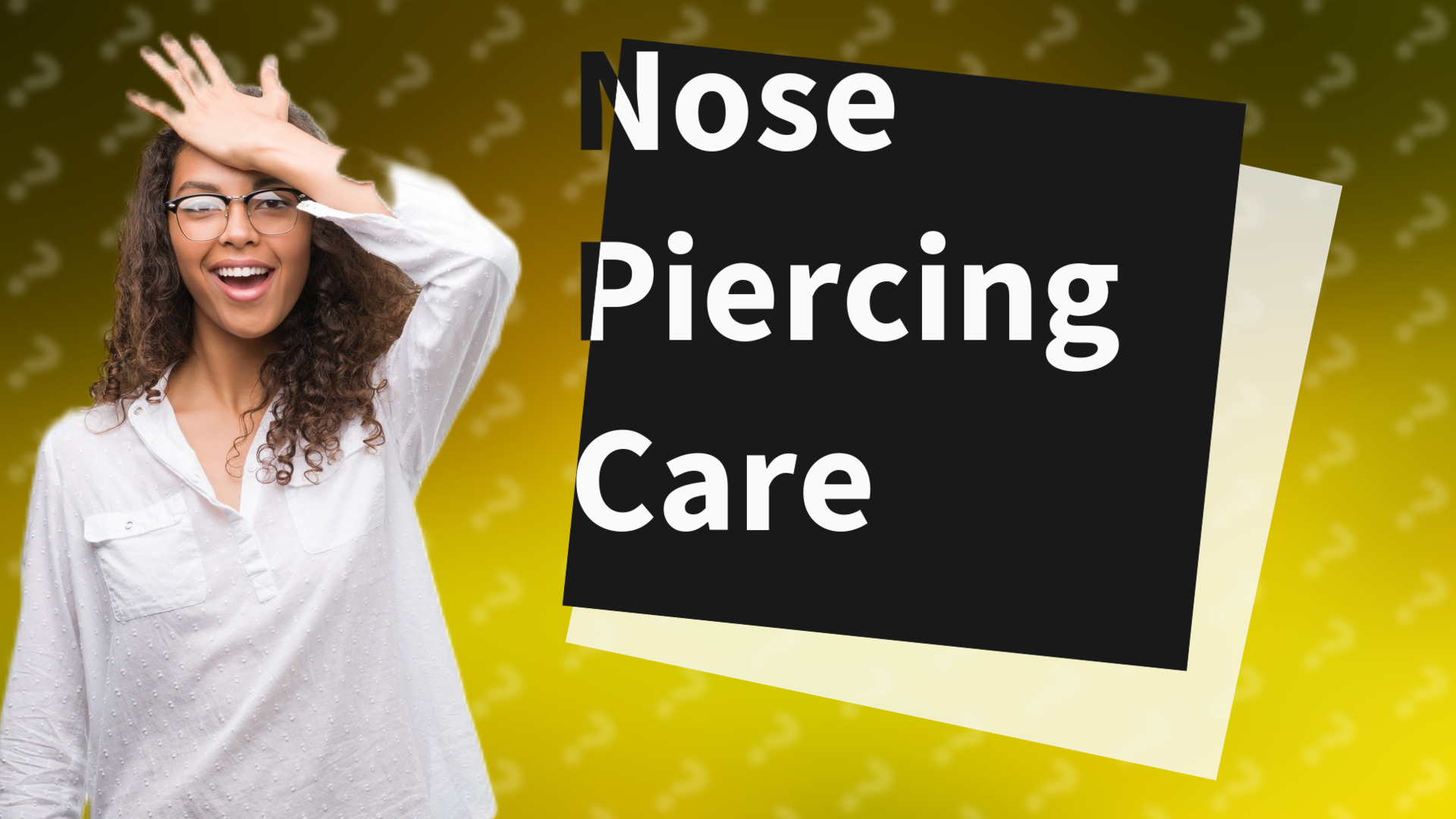 Nose Piercing Care