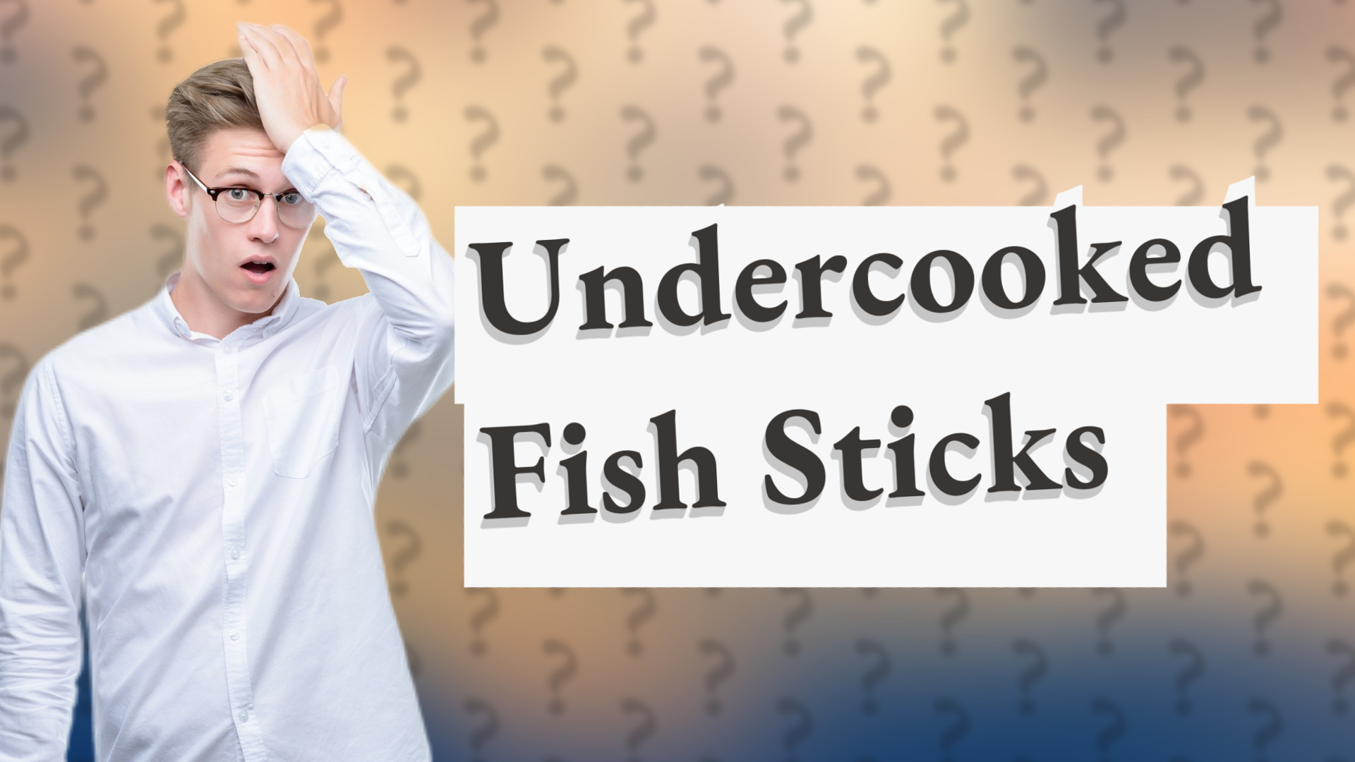 Undercooked Fish Sticks