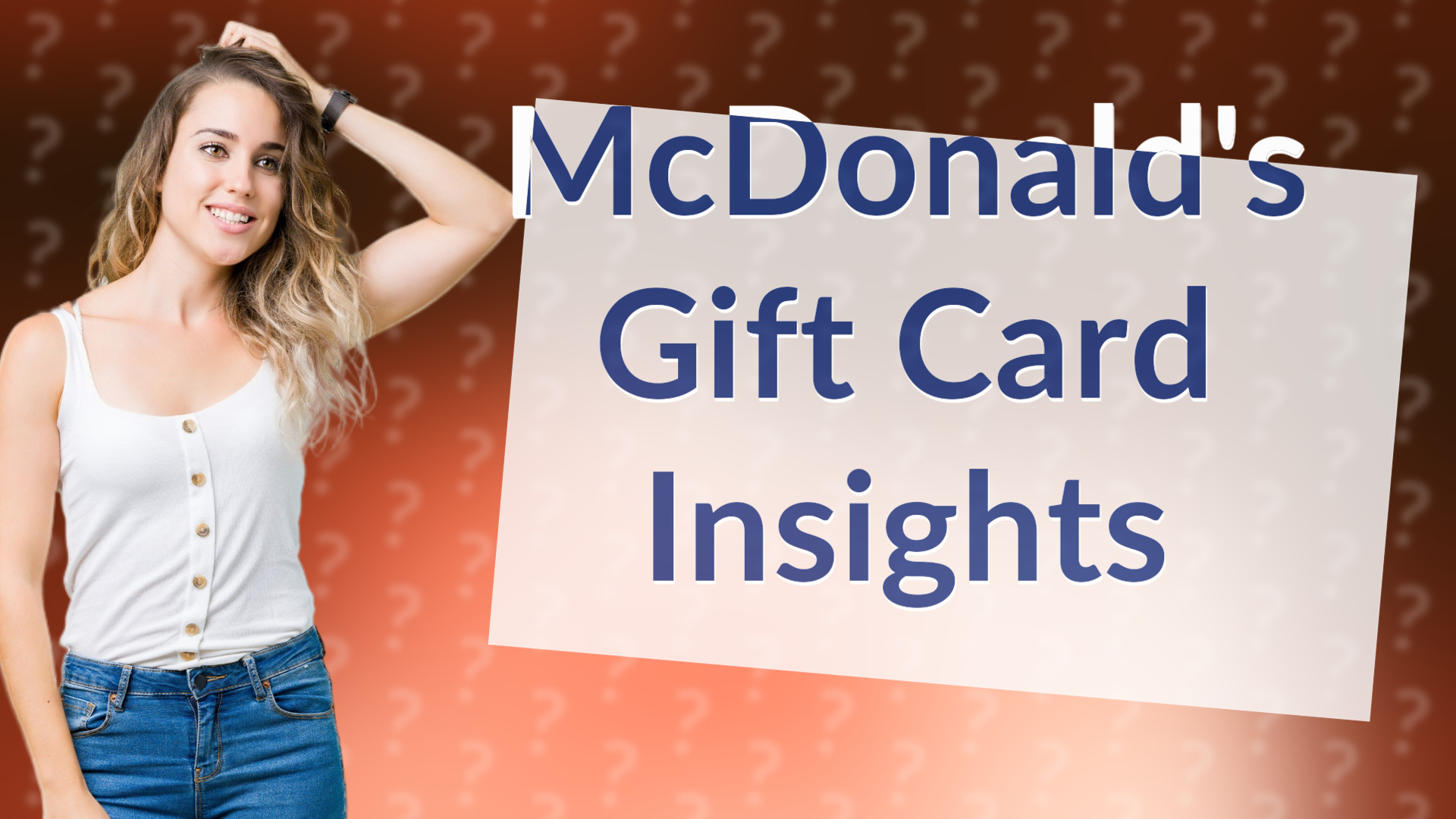 McDonald's Gift Card Insights