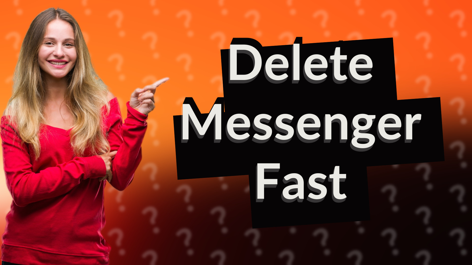 Delete Messenger Fast