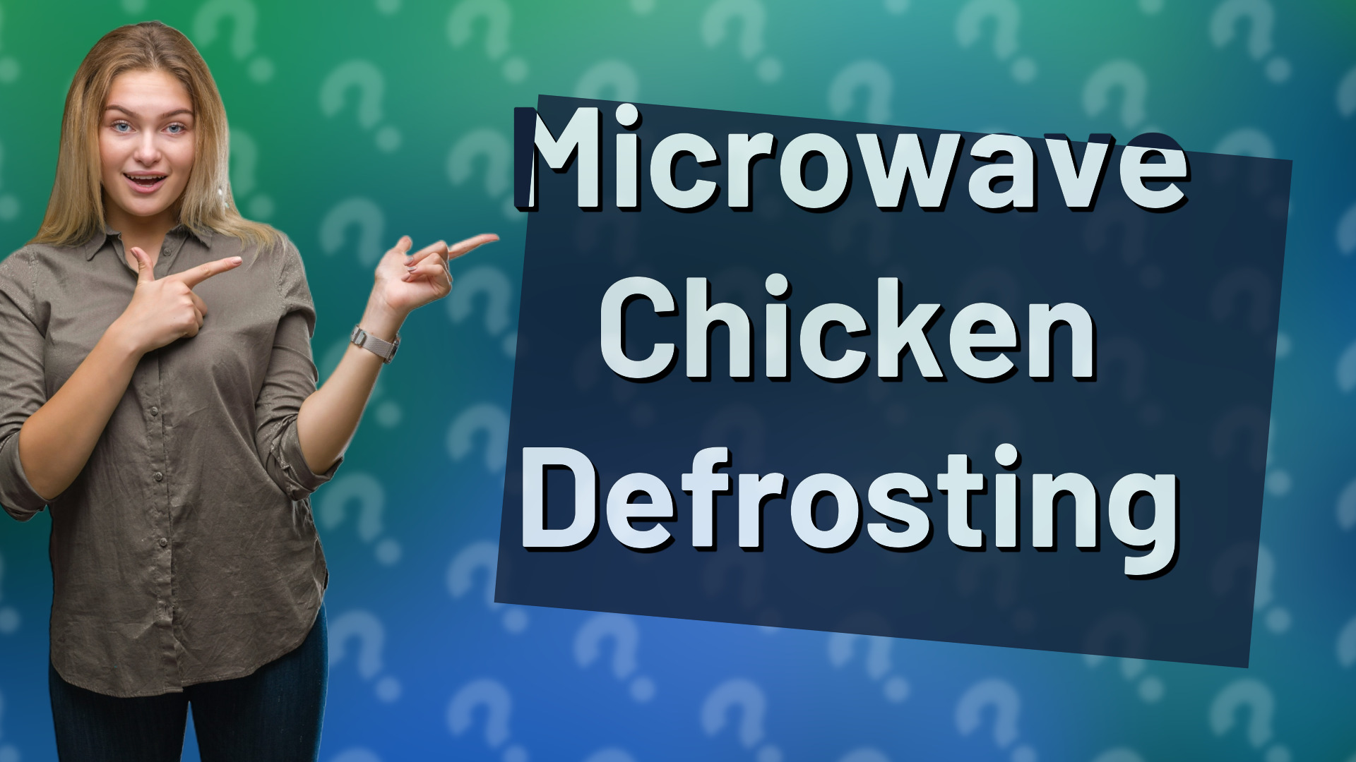 Microwave Chicken Defrosting