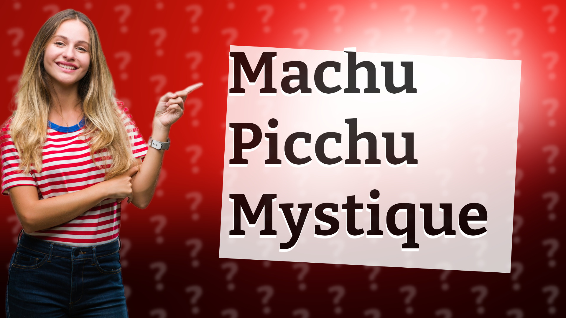 Machu Picchu Mystique