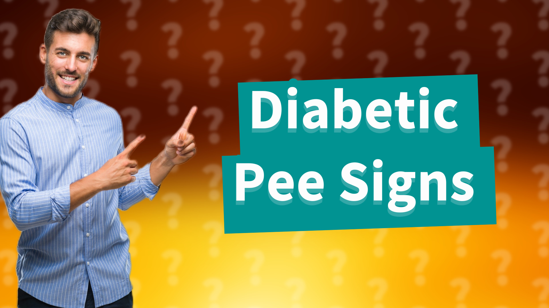 Diabetic Pee Signs