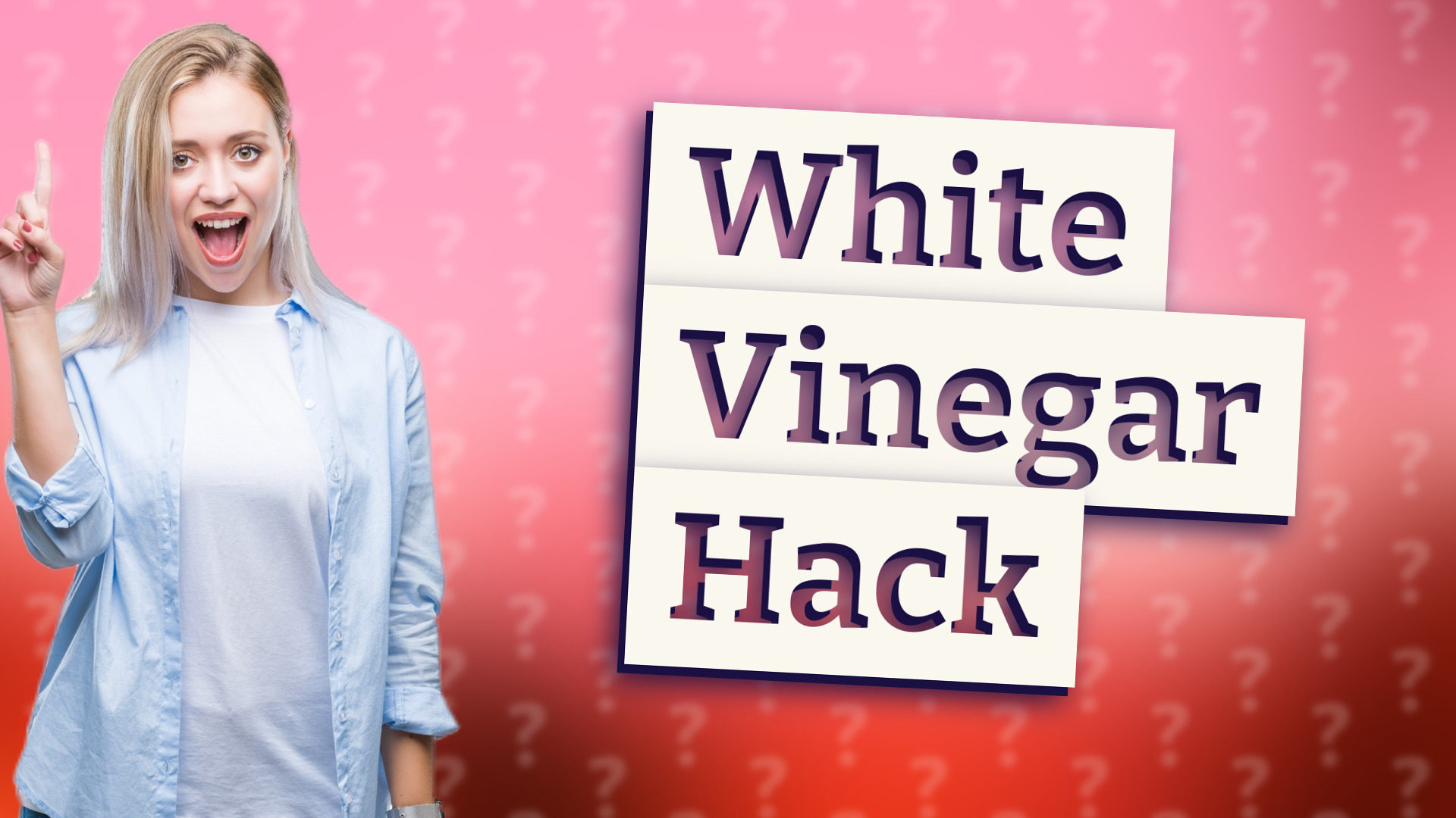 White Vinegar Hack
