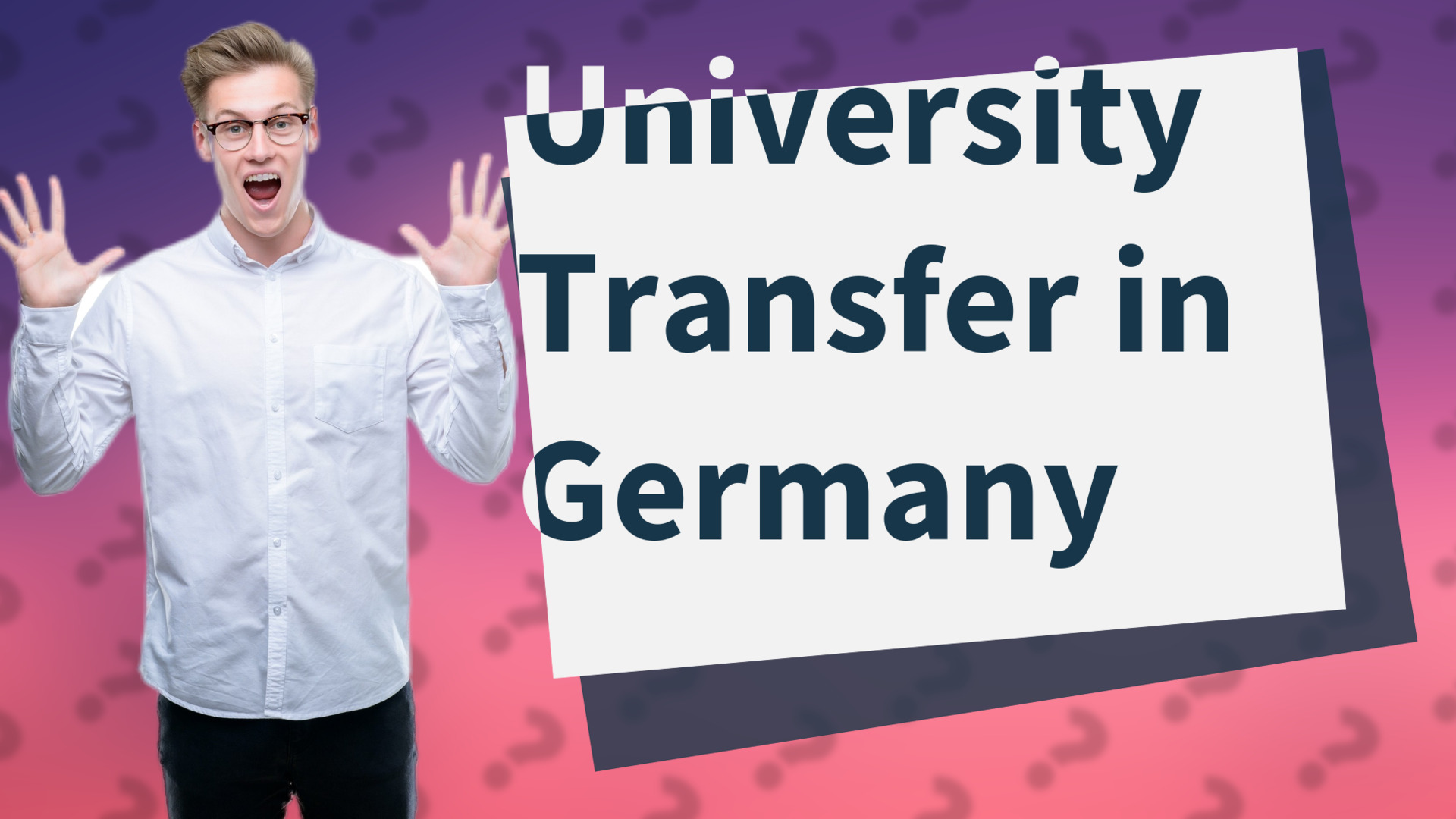 University Transfer in Germany