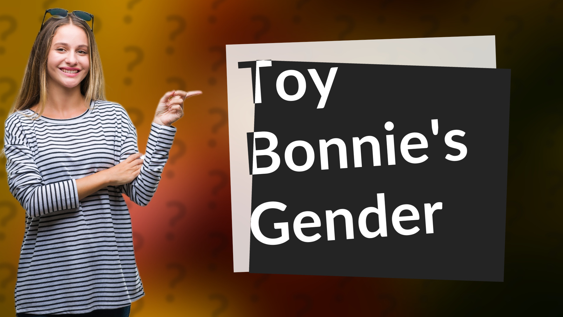 Toy Bonnie's Gender