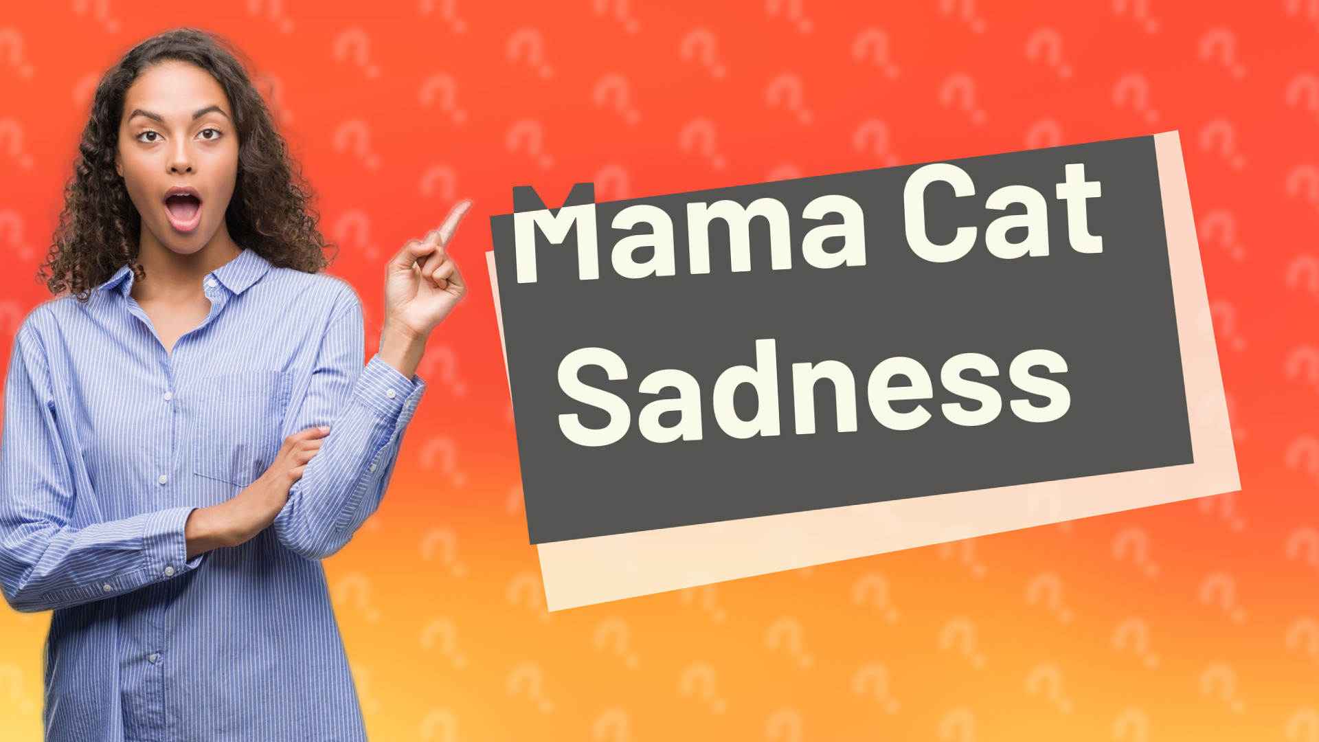 Mama Cat Sadness