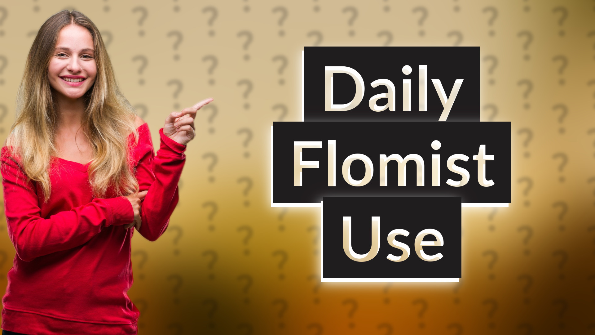 Daily Flomist Use