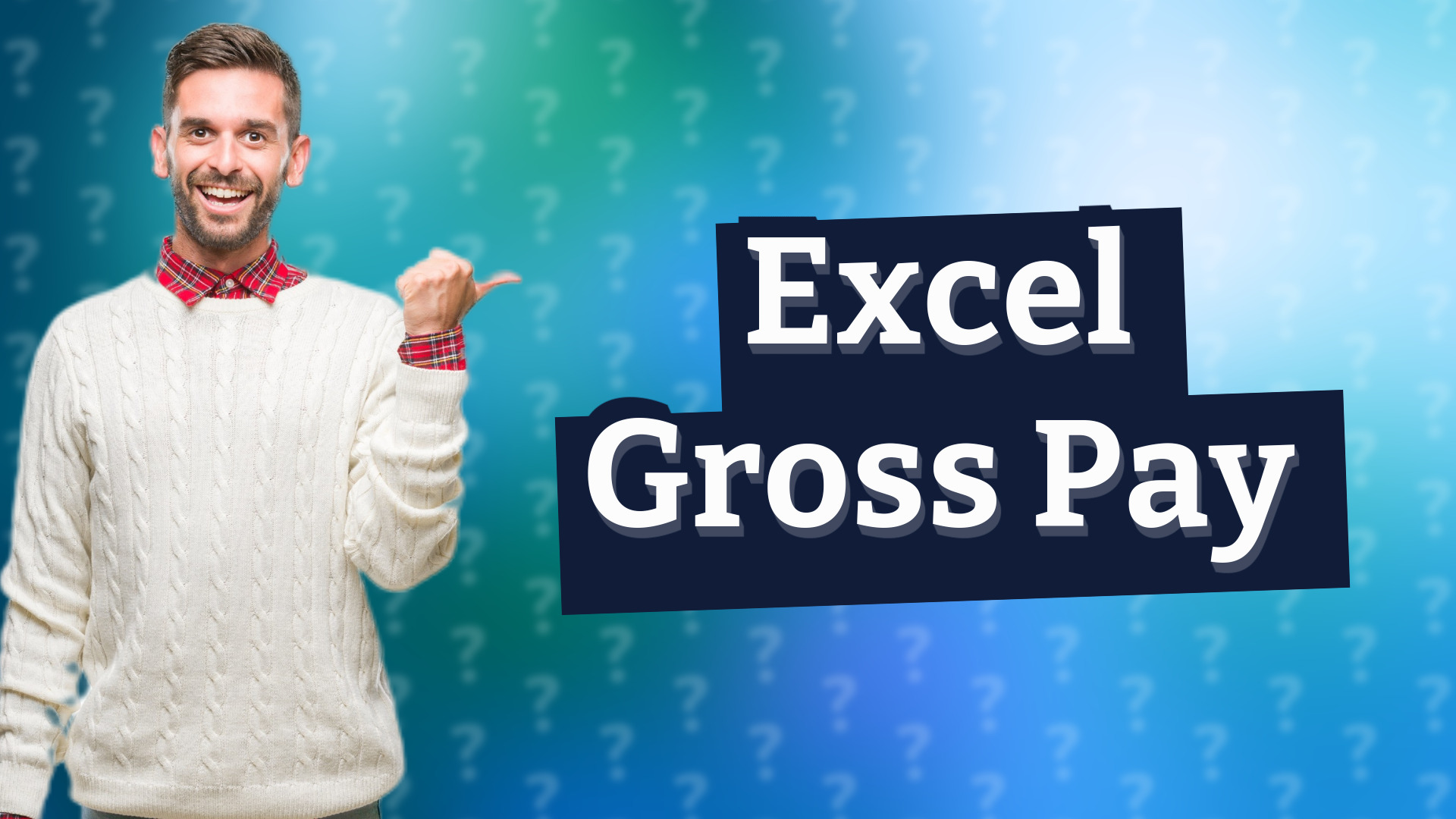 Excel Gross Pay
