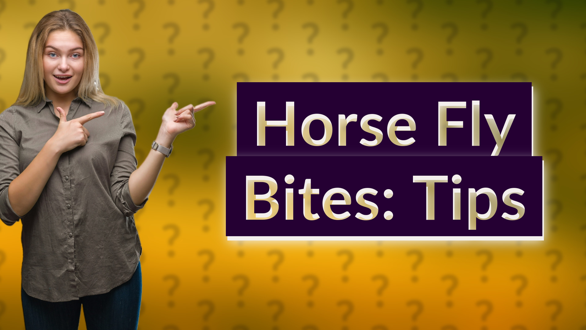 Horse Fly Bites: Tips