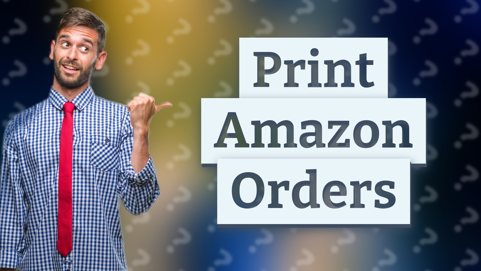 Print Amazon Orders