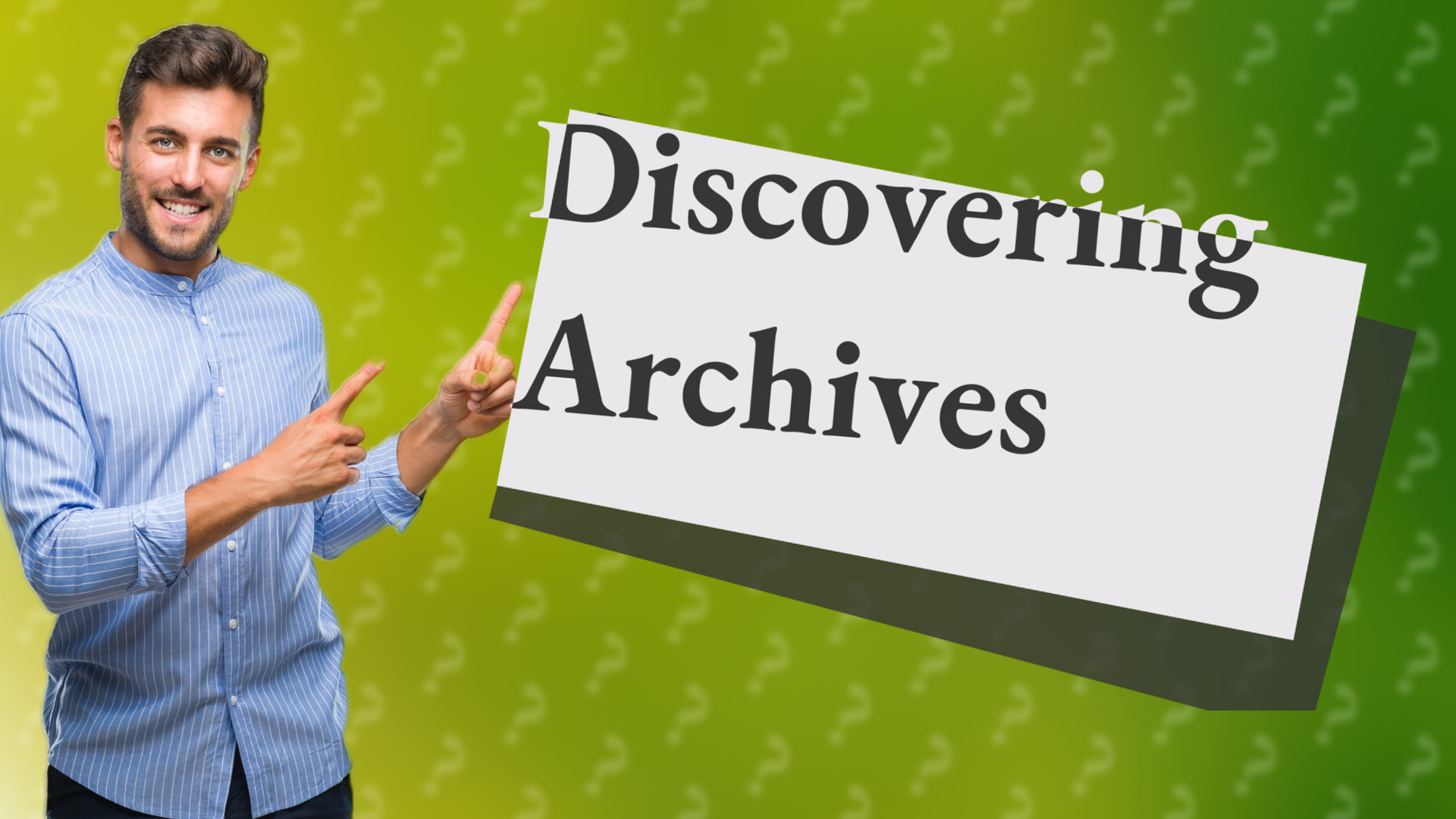 Discovering Archives