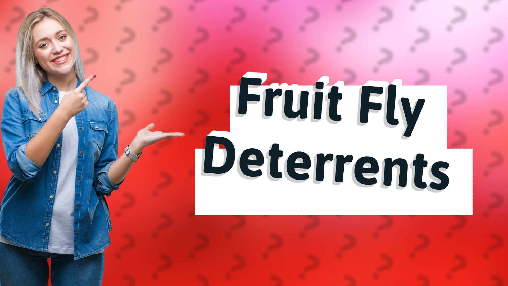Fruit Fly Deterrents