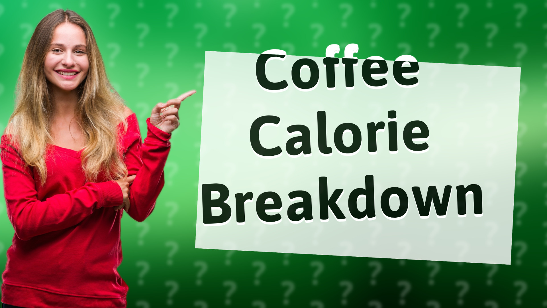 Coffee Calorie Breakdown