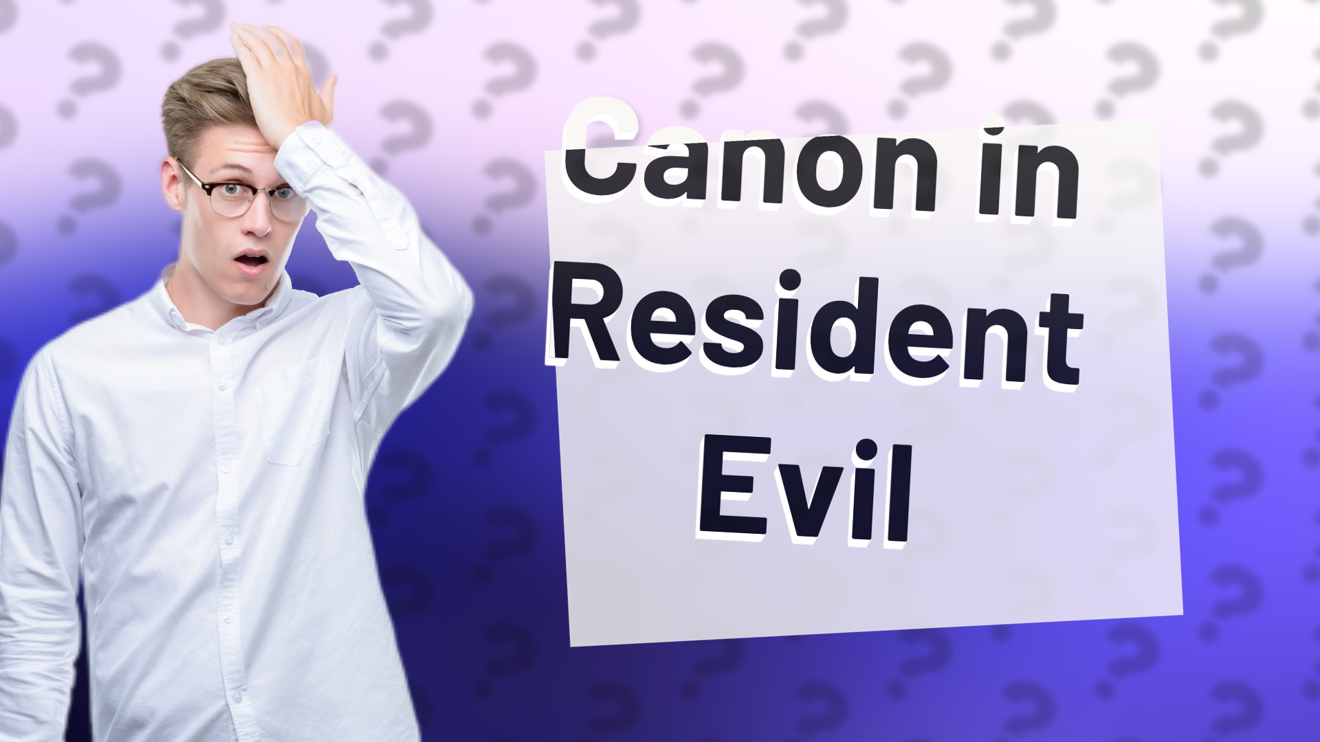 Canon in Resident Evil