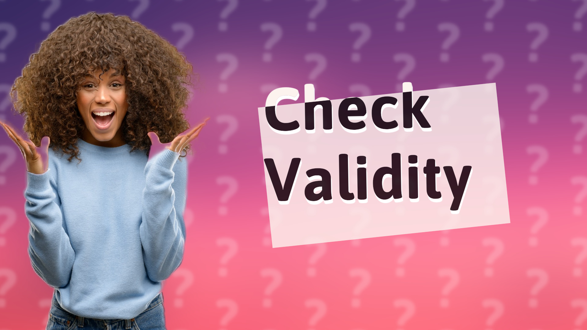 Check Validity