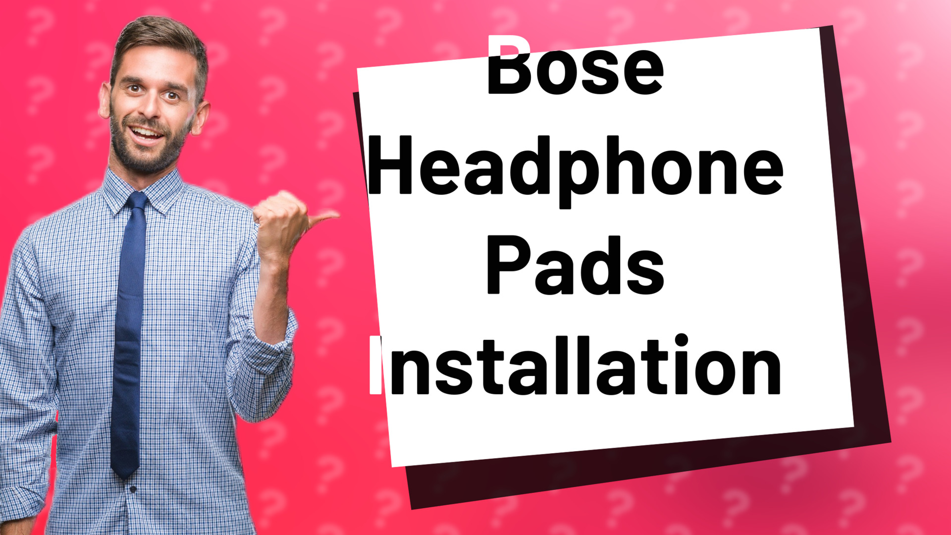Bose Headphone Pads Installation