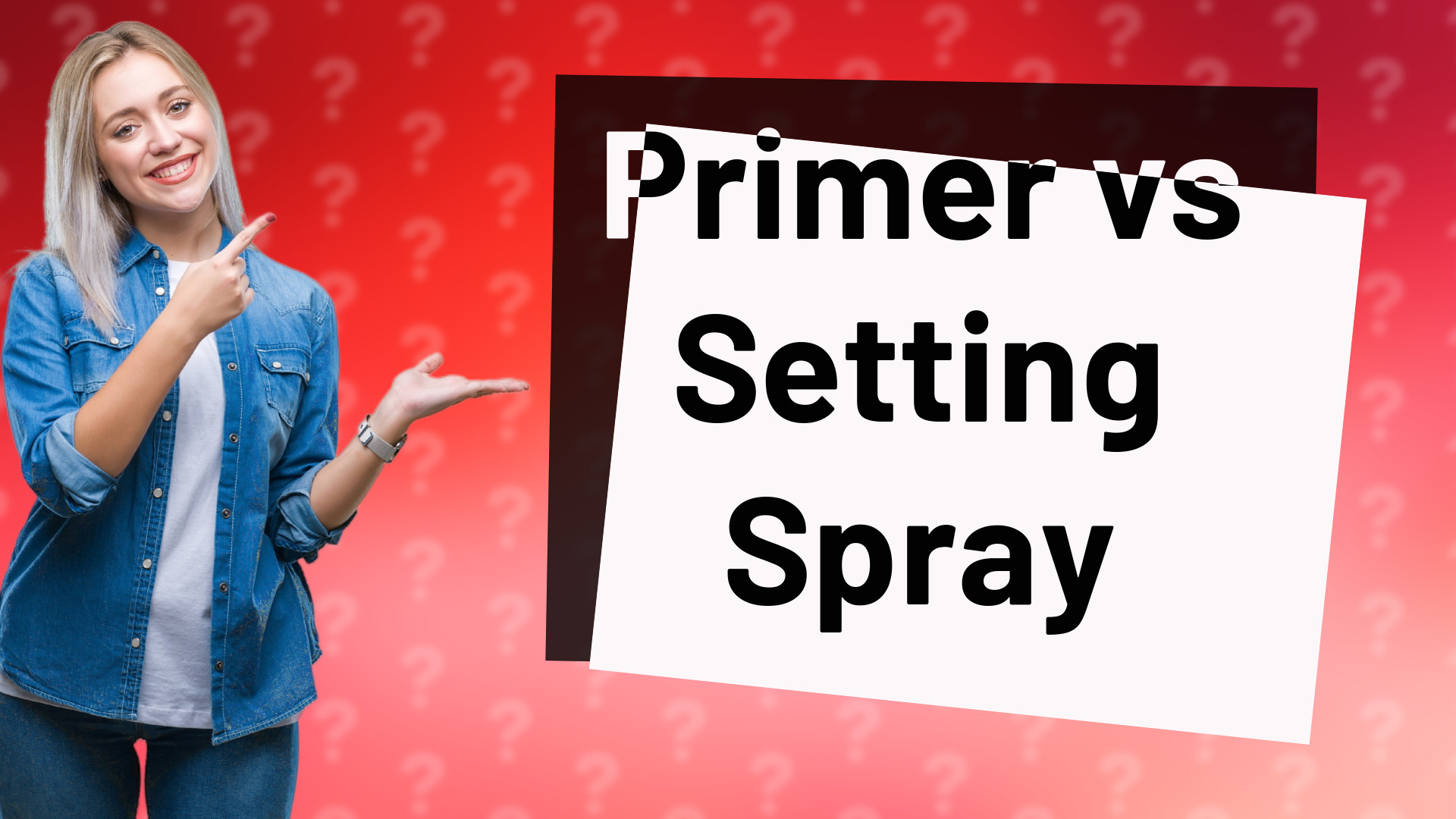 Primer vs Setting Spray