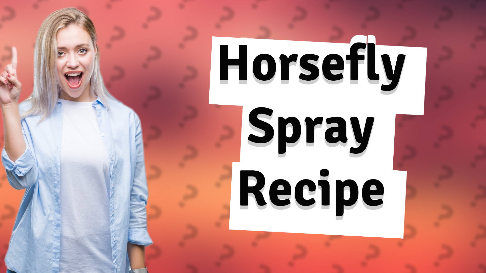 Horsefly Spray Recipe