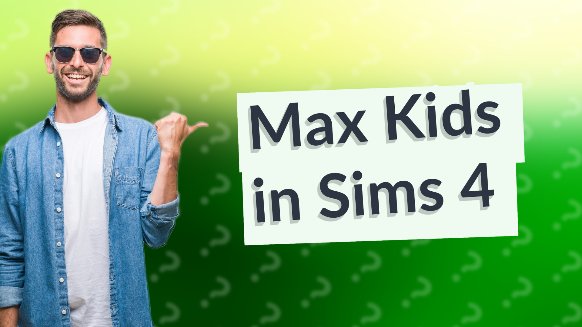 Max Kids in Sims 4