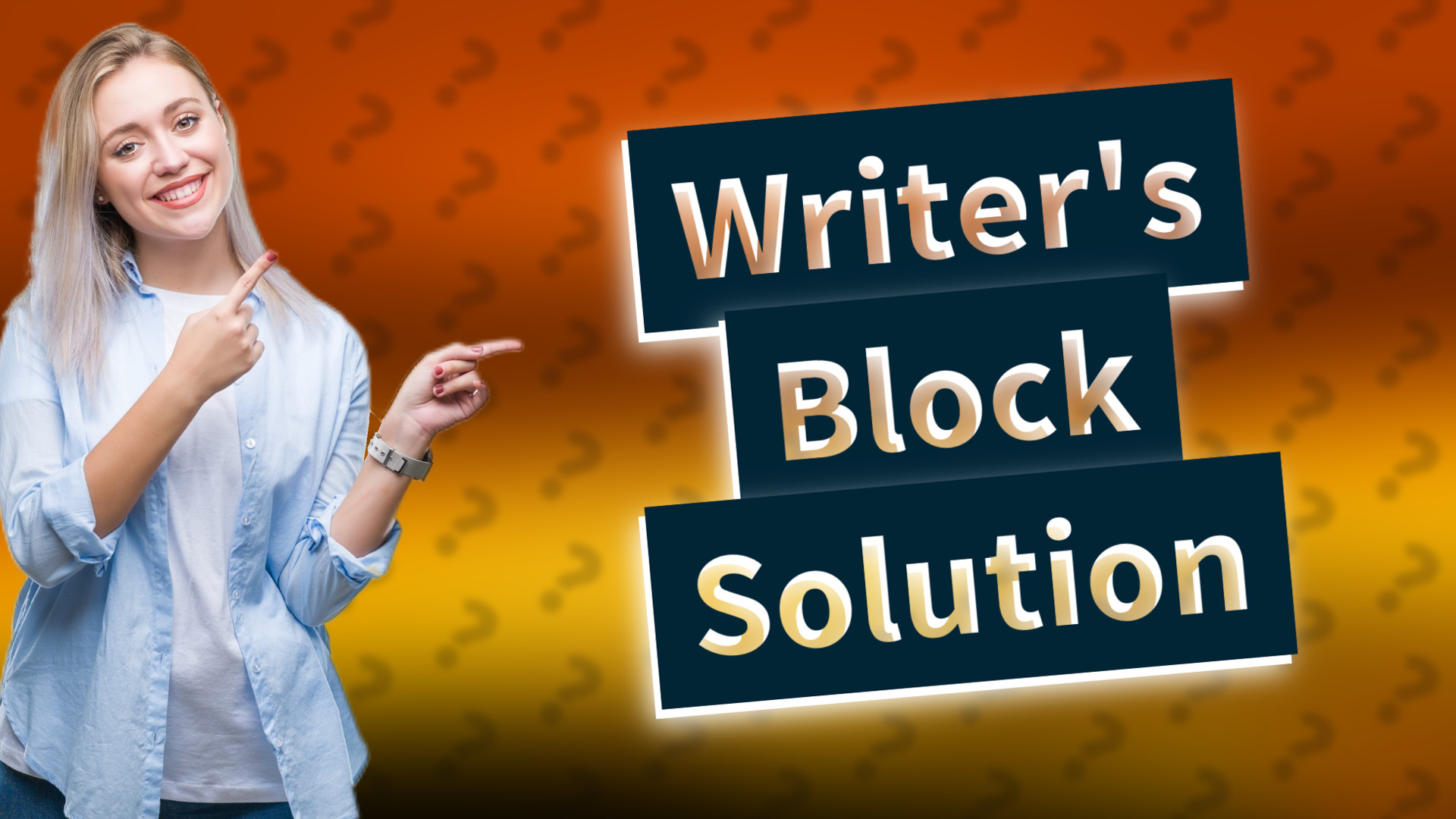 Writer's Block Solution