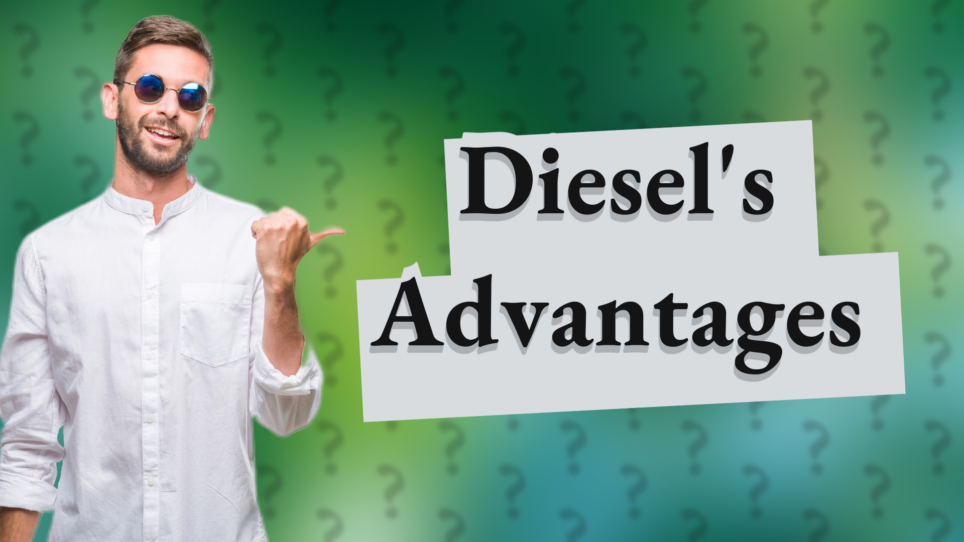 Diesel's Advantages