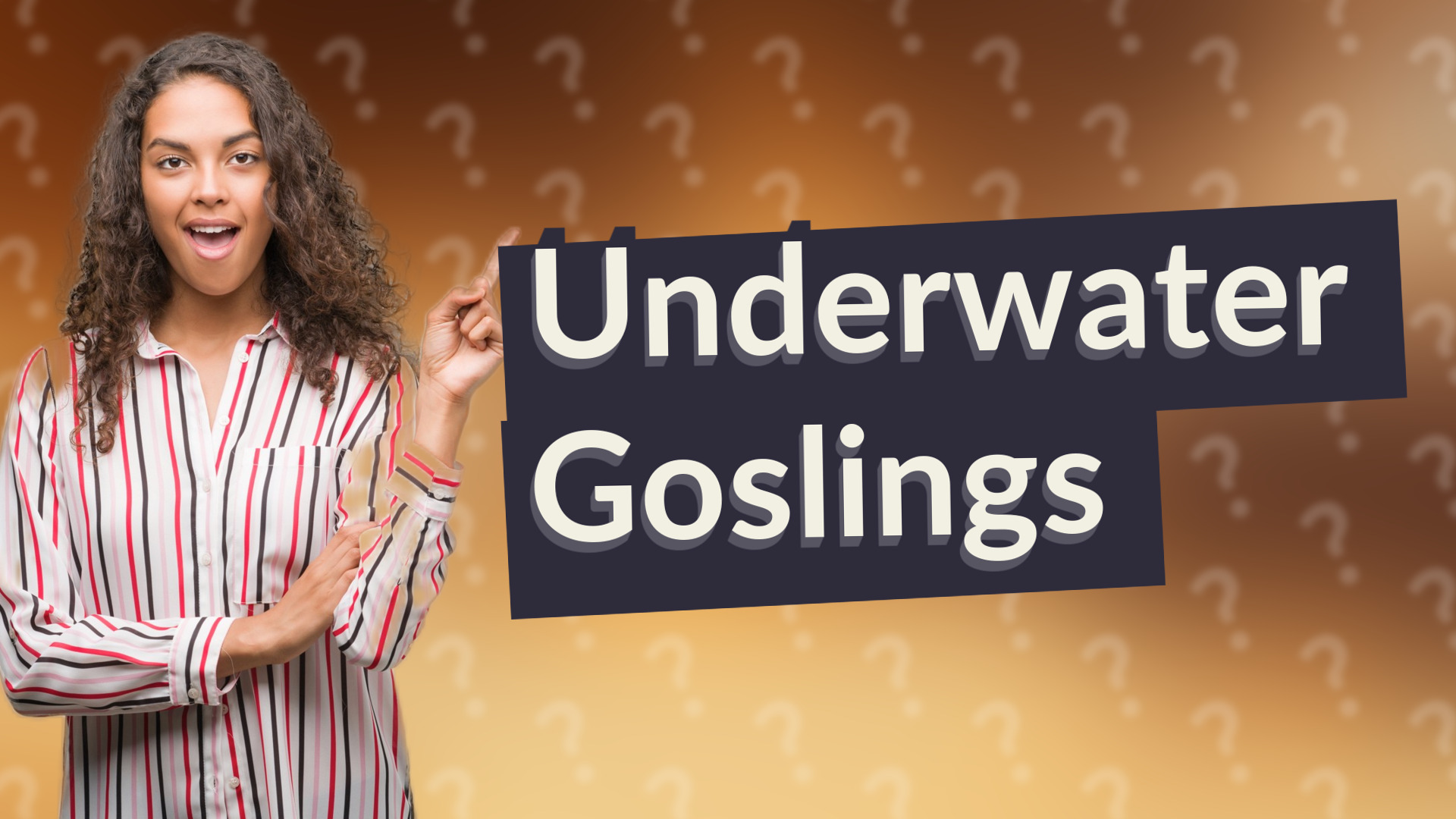Underwater Goslings