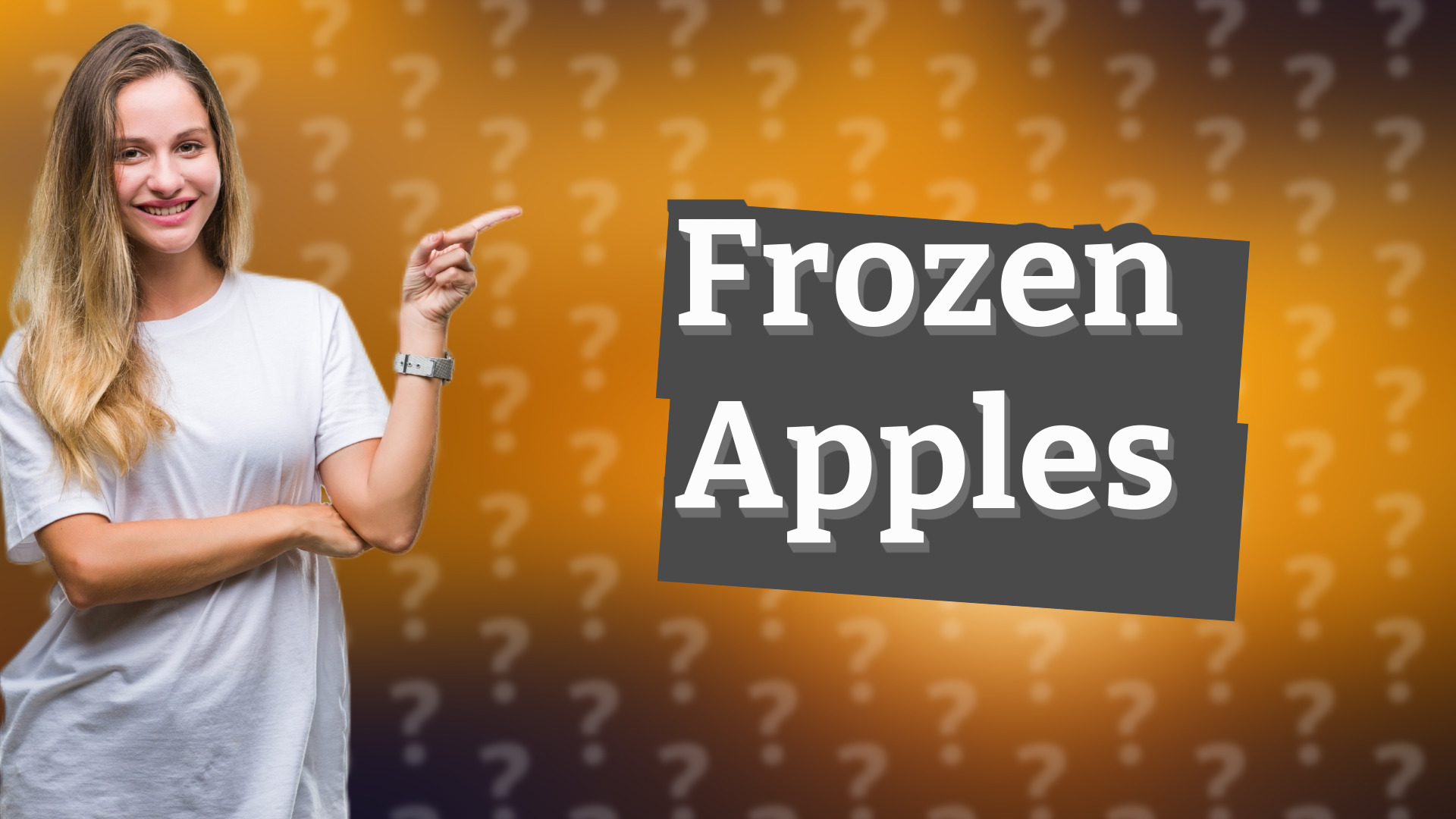 Frozen Apples