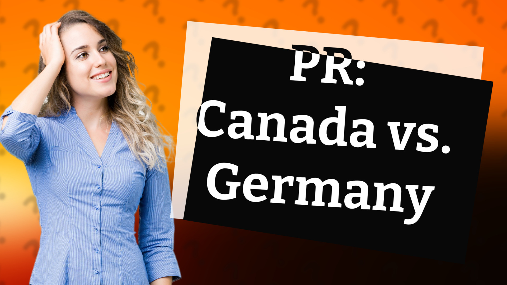 PR: Canada vs. Germany