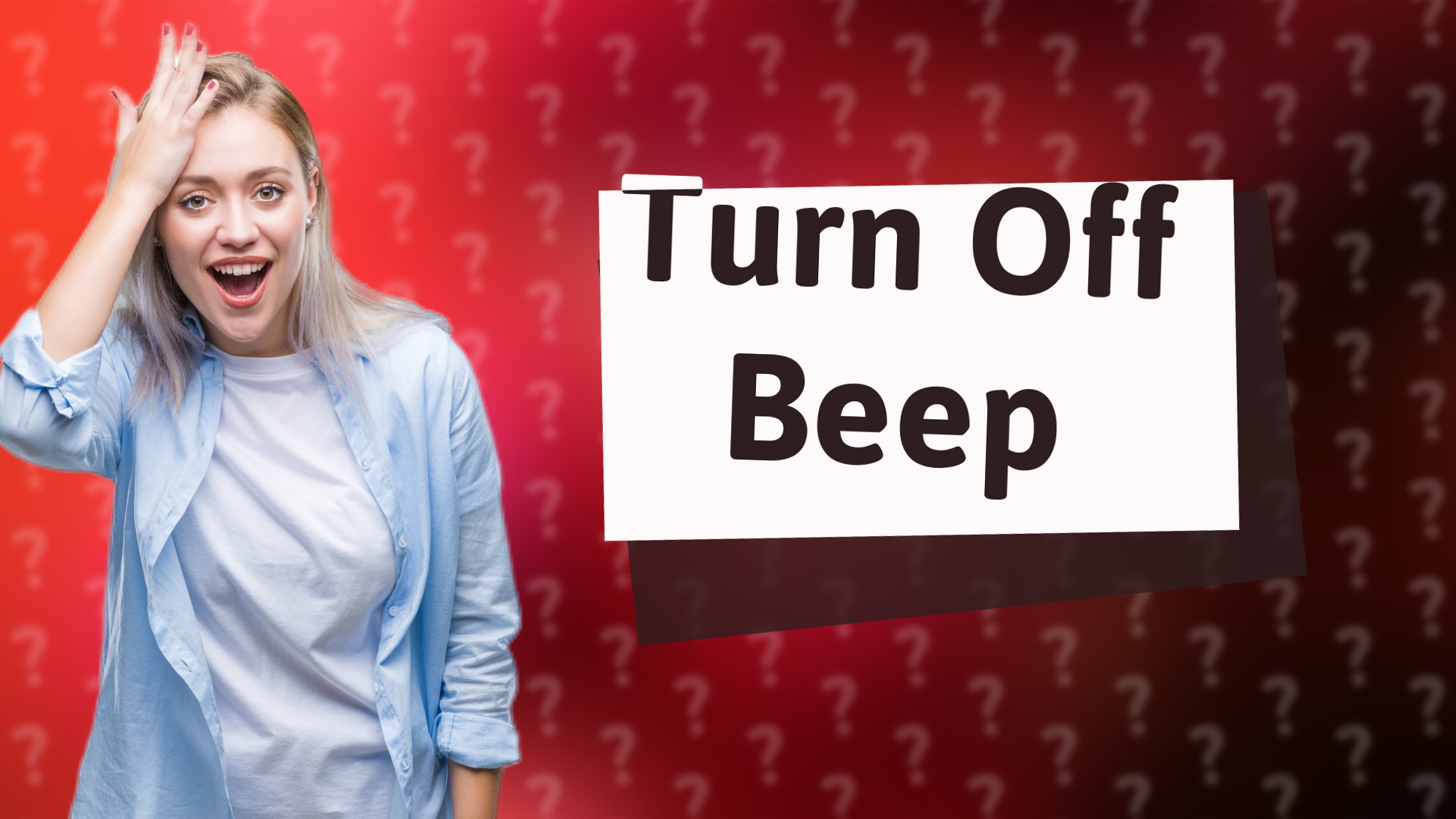 Turn Off Beep