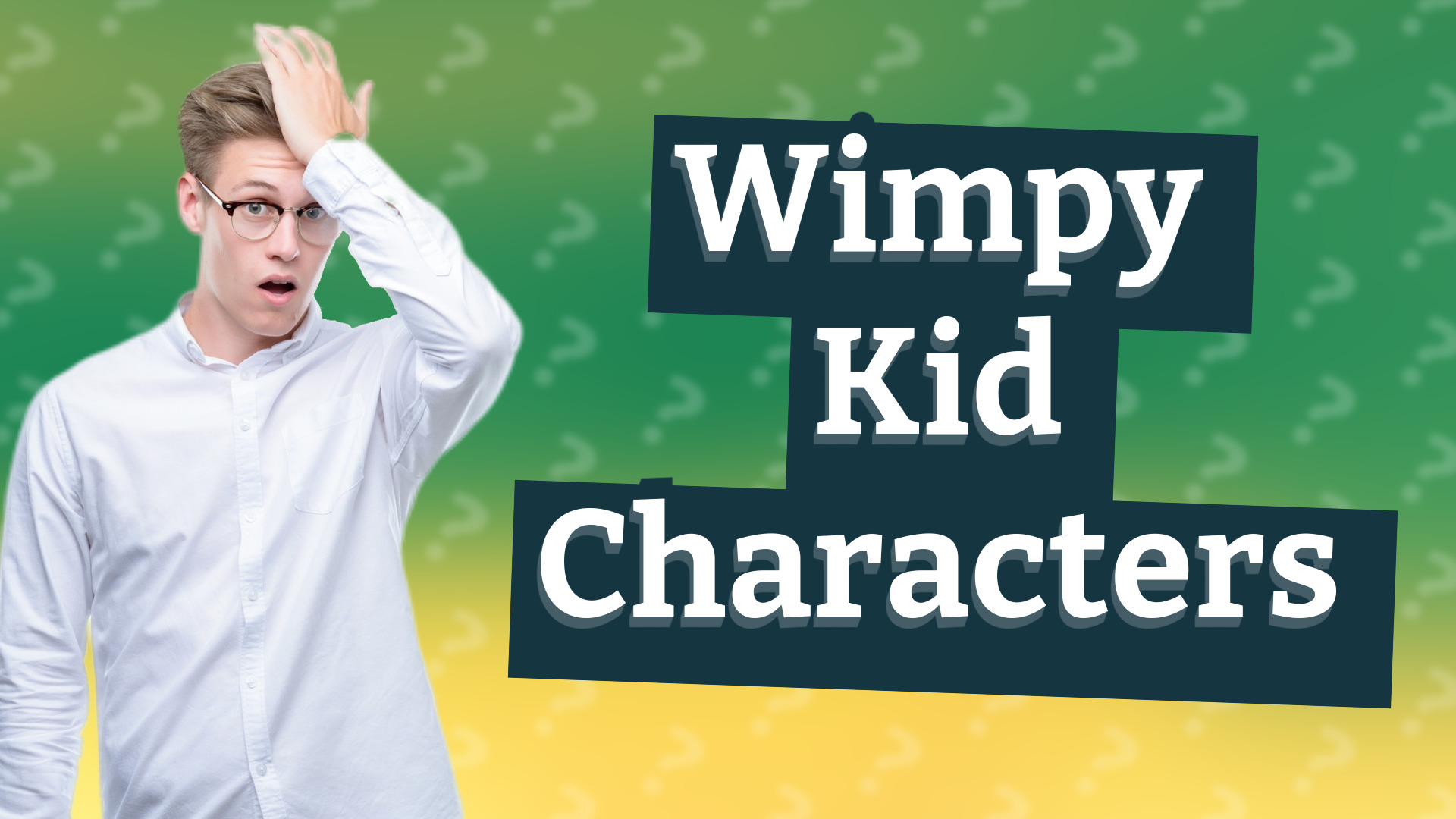 Wimpy Kid Characters