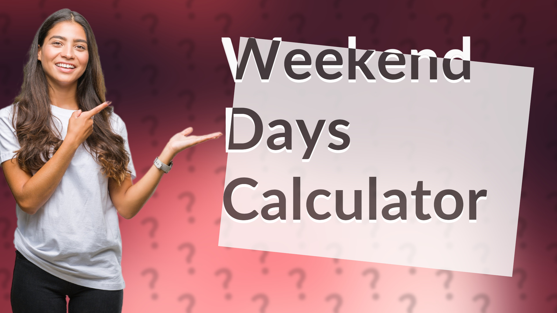 Weekend Days Calculator