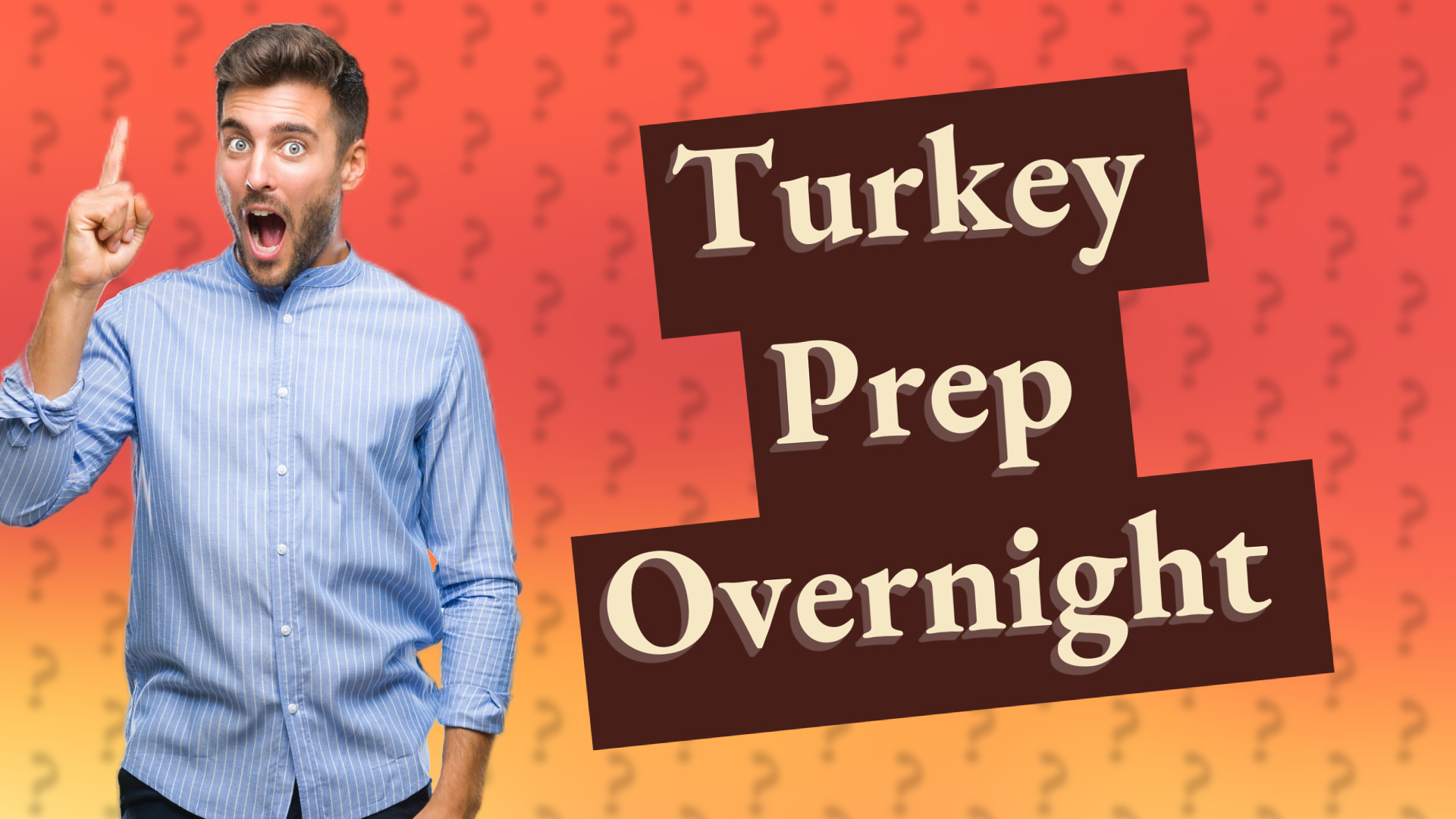 Turkey Prep Overnight