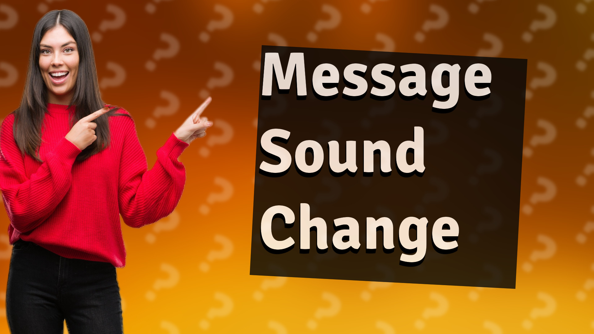 Message Sound Change