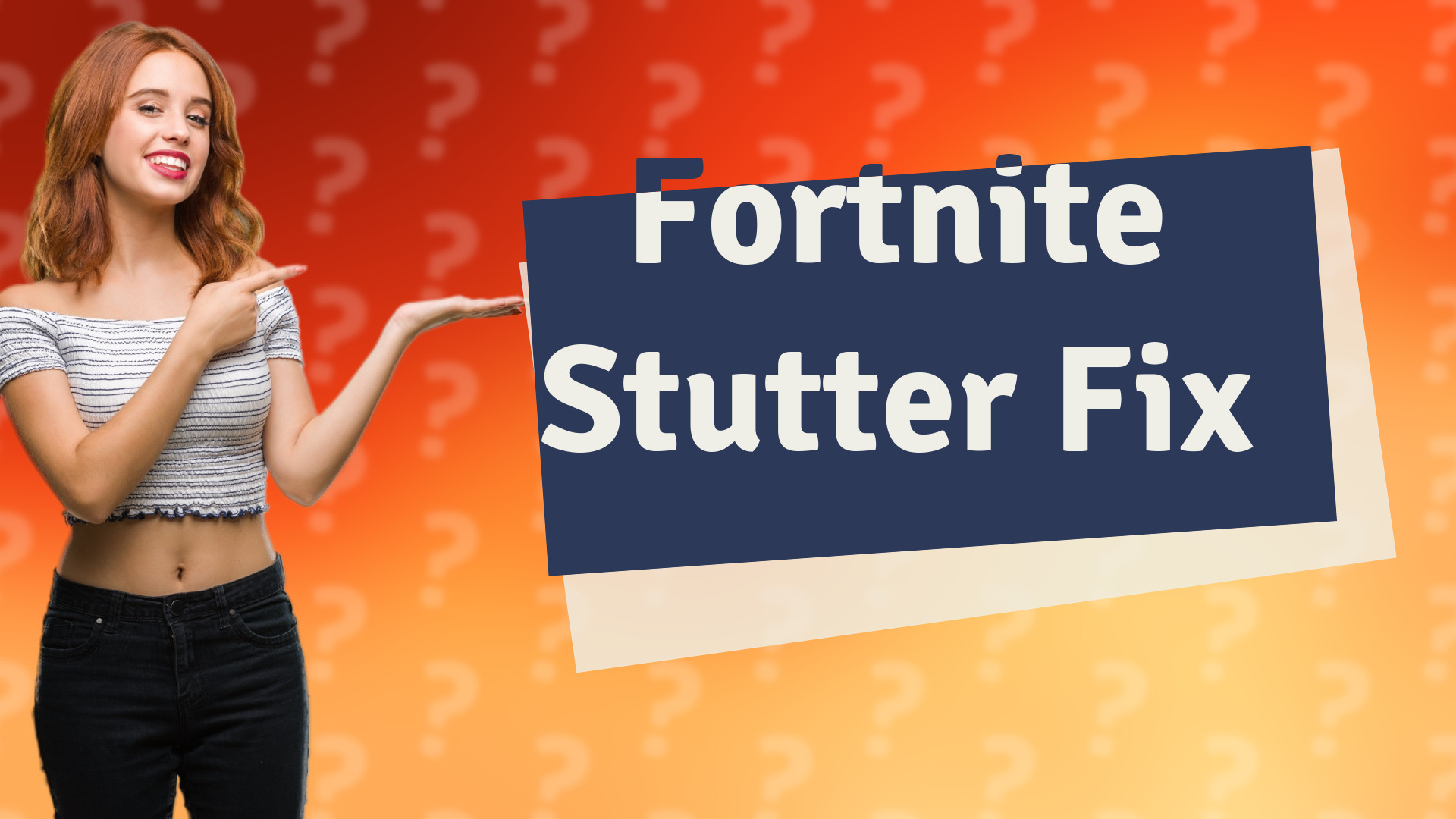 Fortnite Stutter Fix